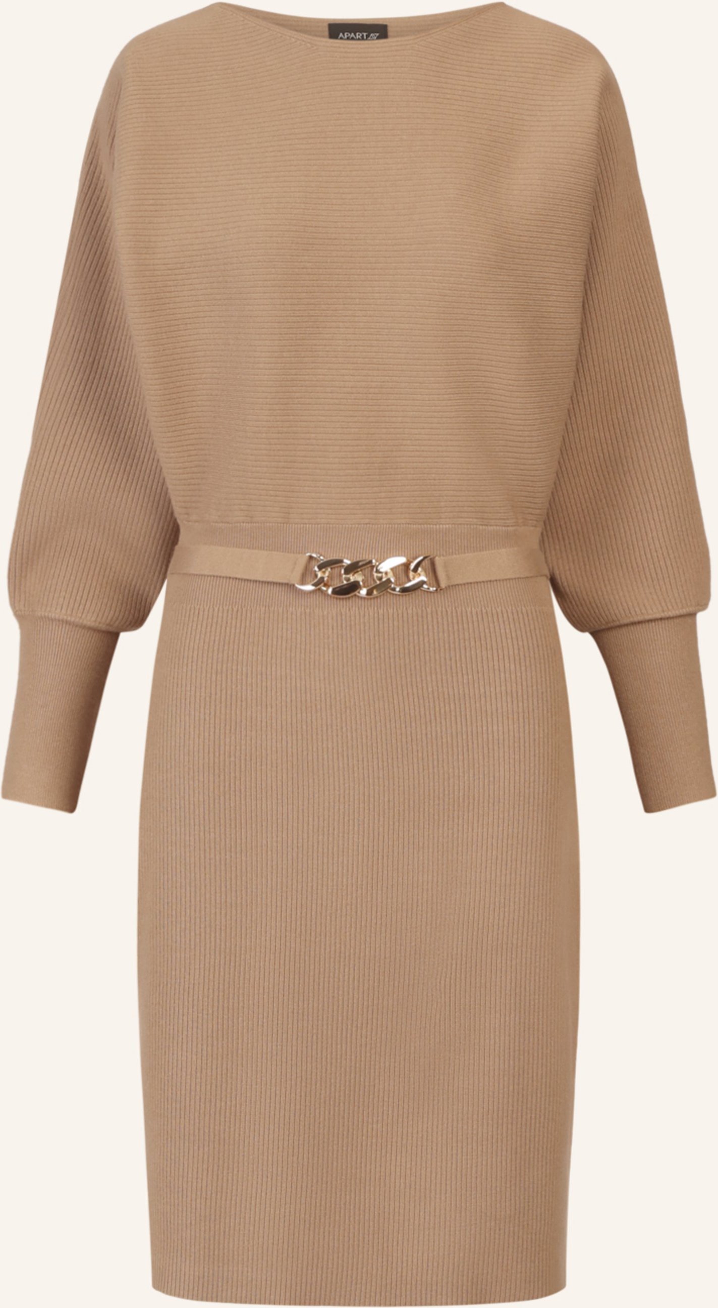 Apart Strickkleid braun