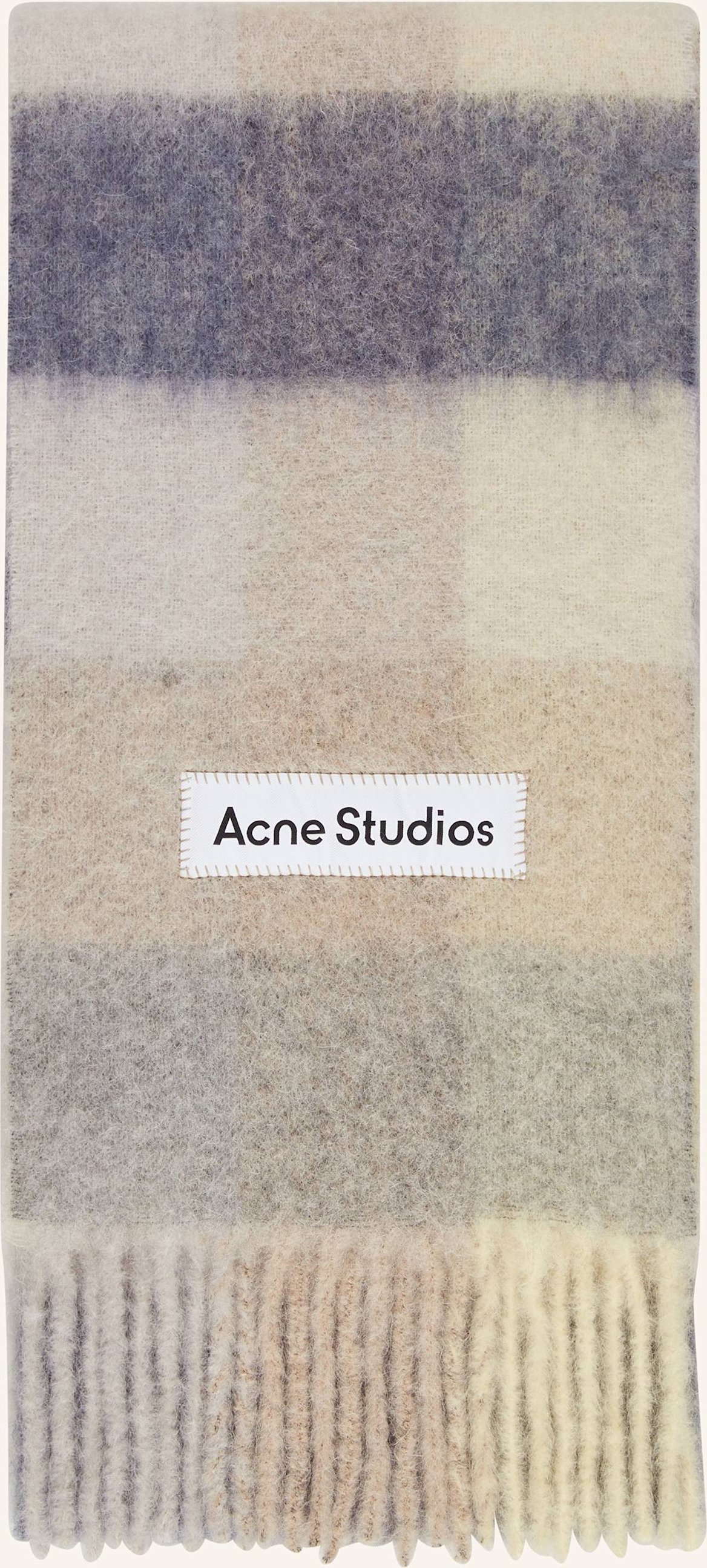 Acne Studios Schal Mit Alpaka beige