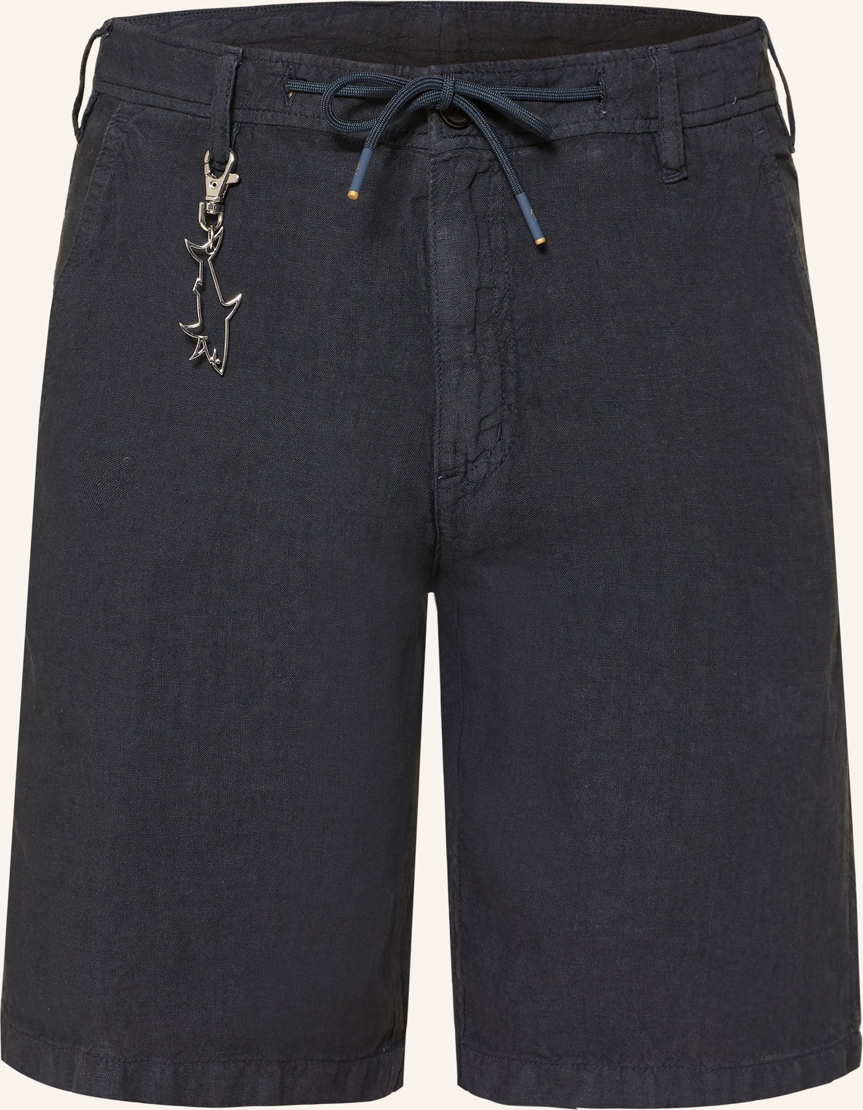 Paul & Shark Leinenshorts blau