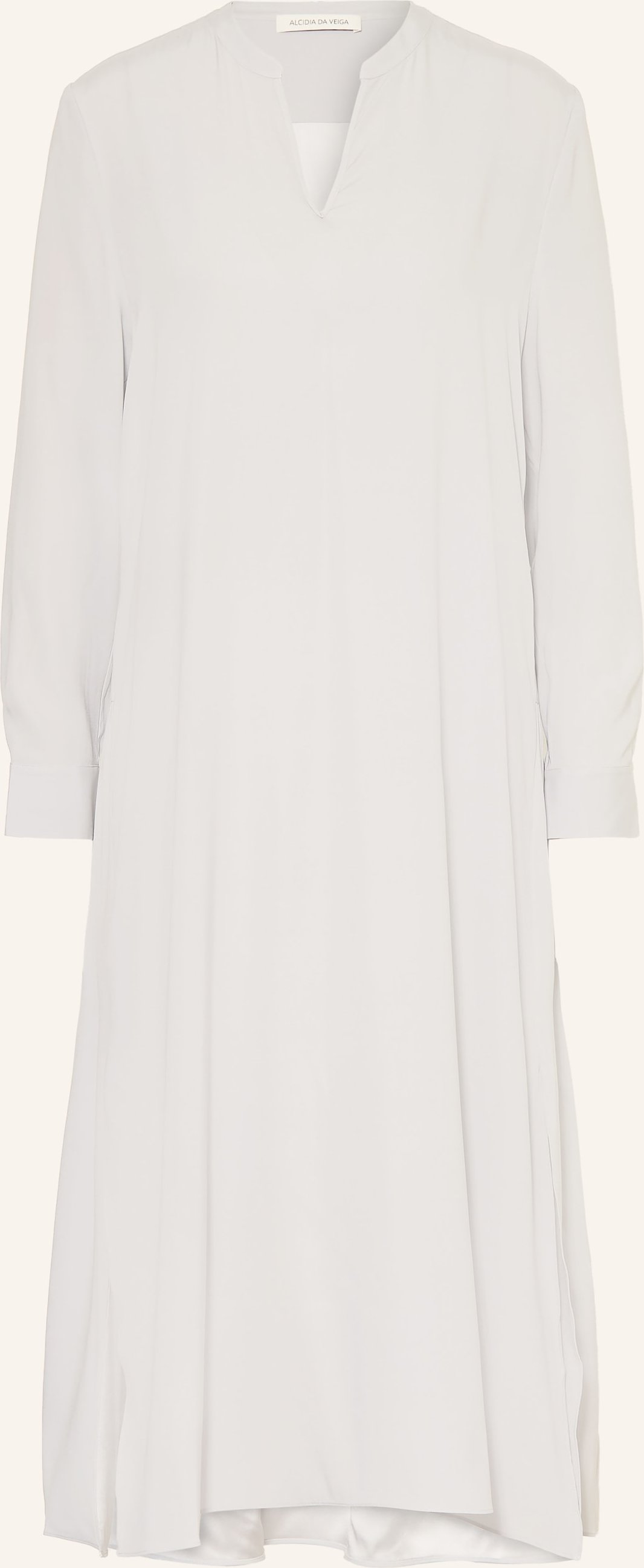 Alcidia Da Veiga Seidenkleid grau
