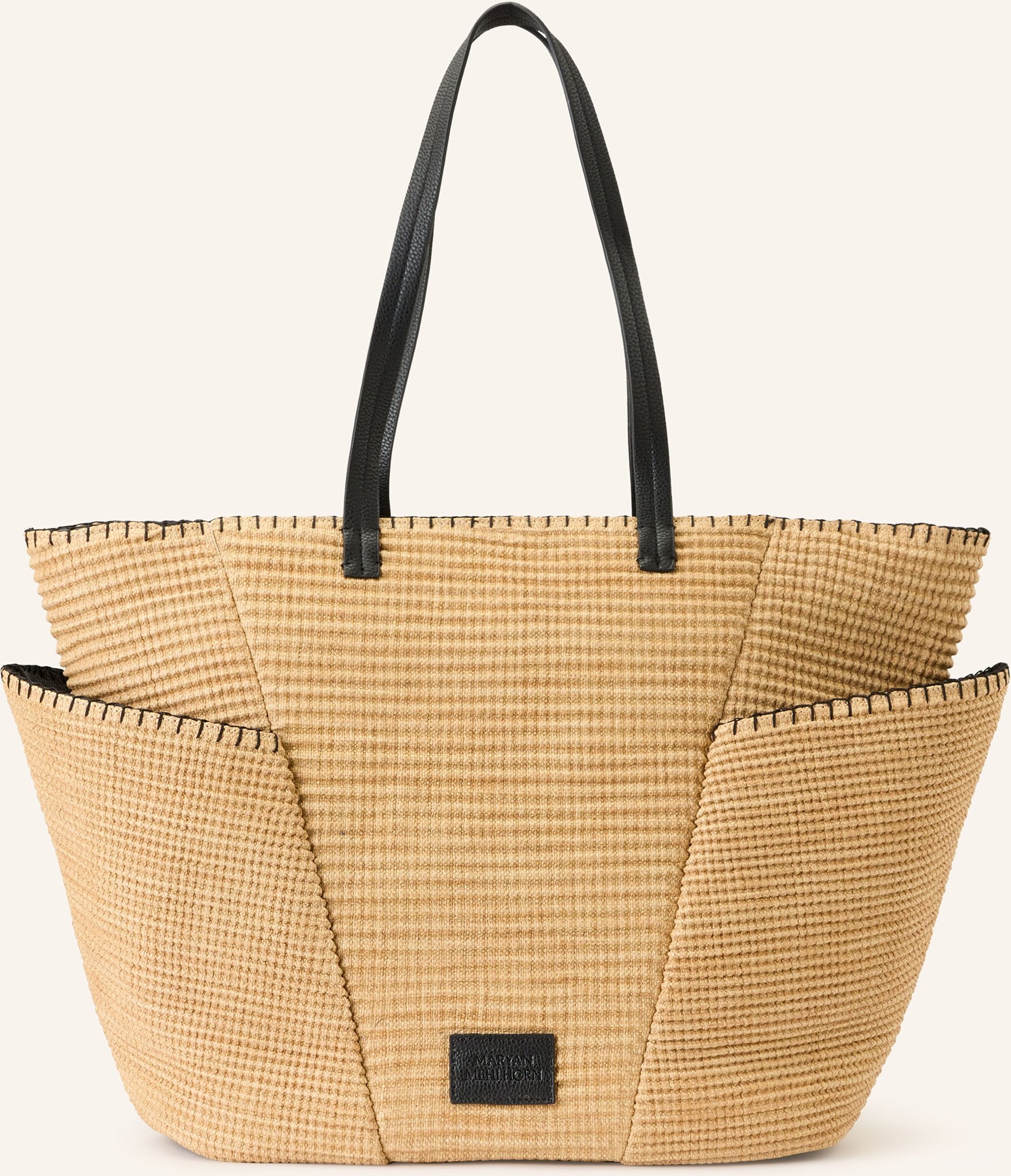 Maryan Mehlhorn Strandtasche Florascape beige