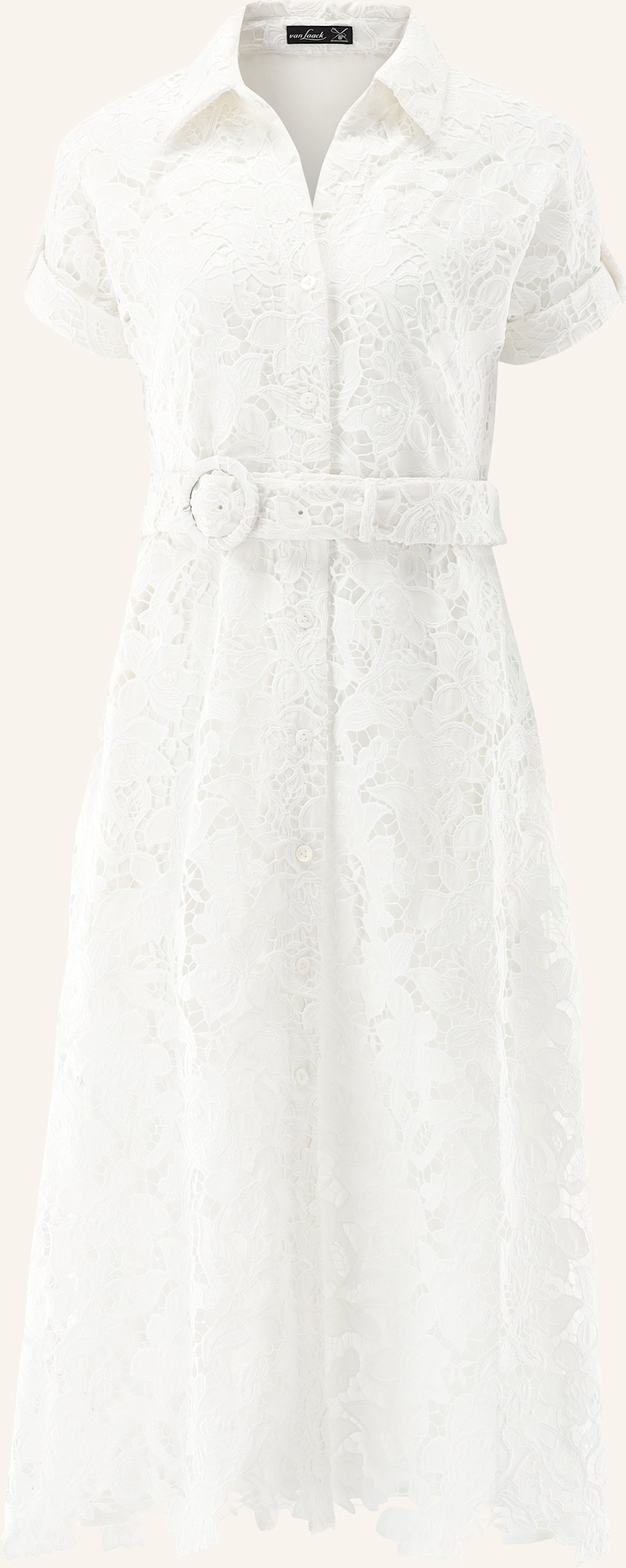Van Laack Kleid Modern Fit weiss