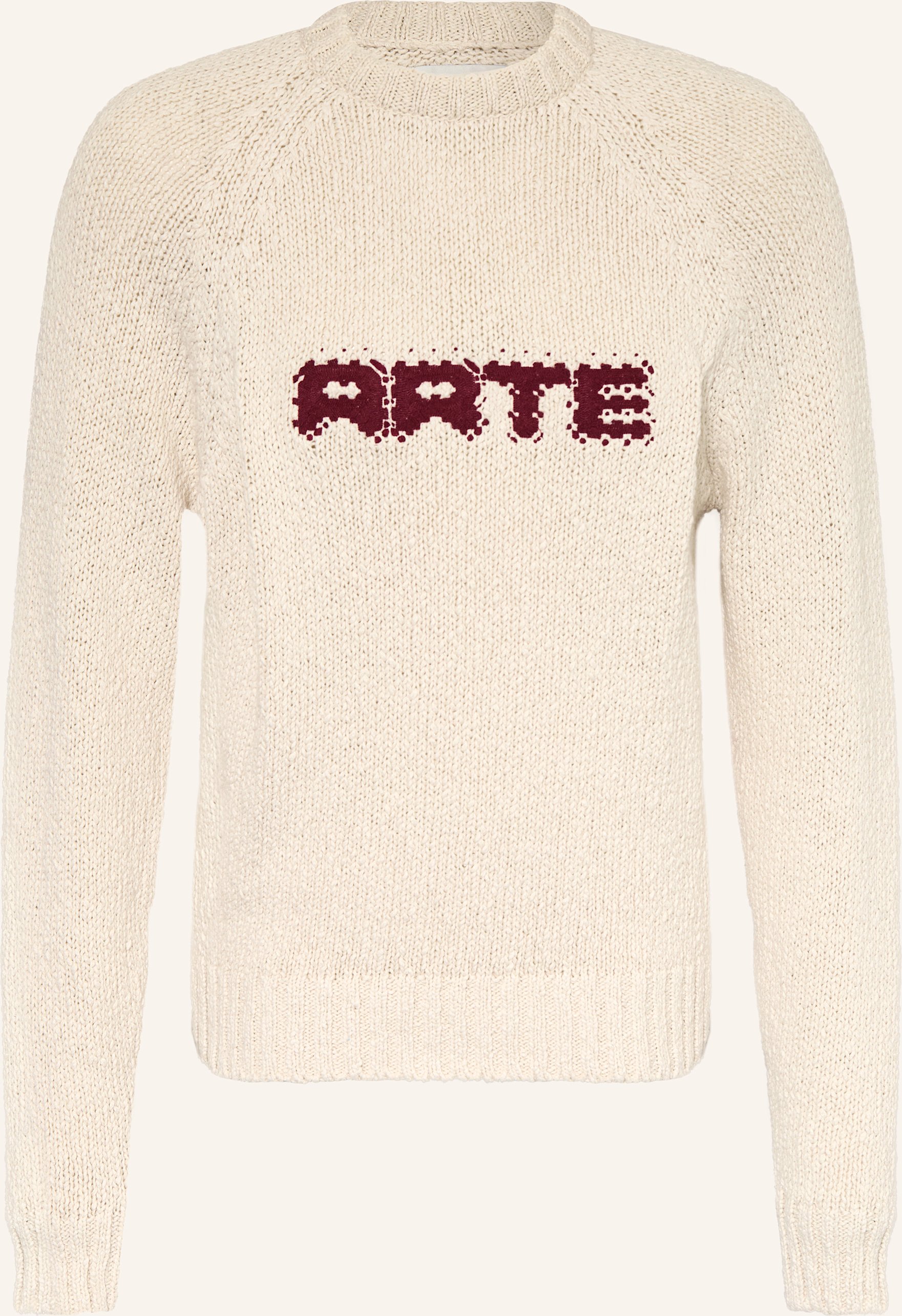 Arte Antwerp Pullover Mit Leinen beige