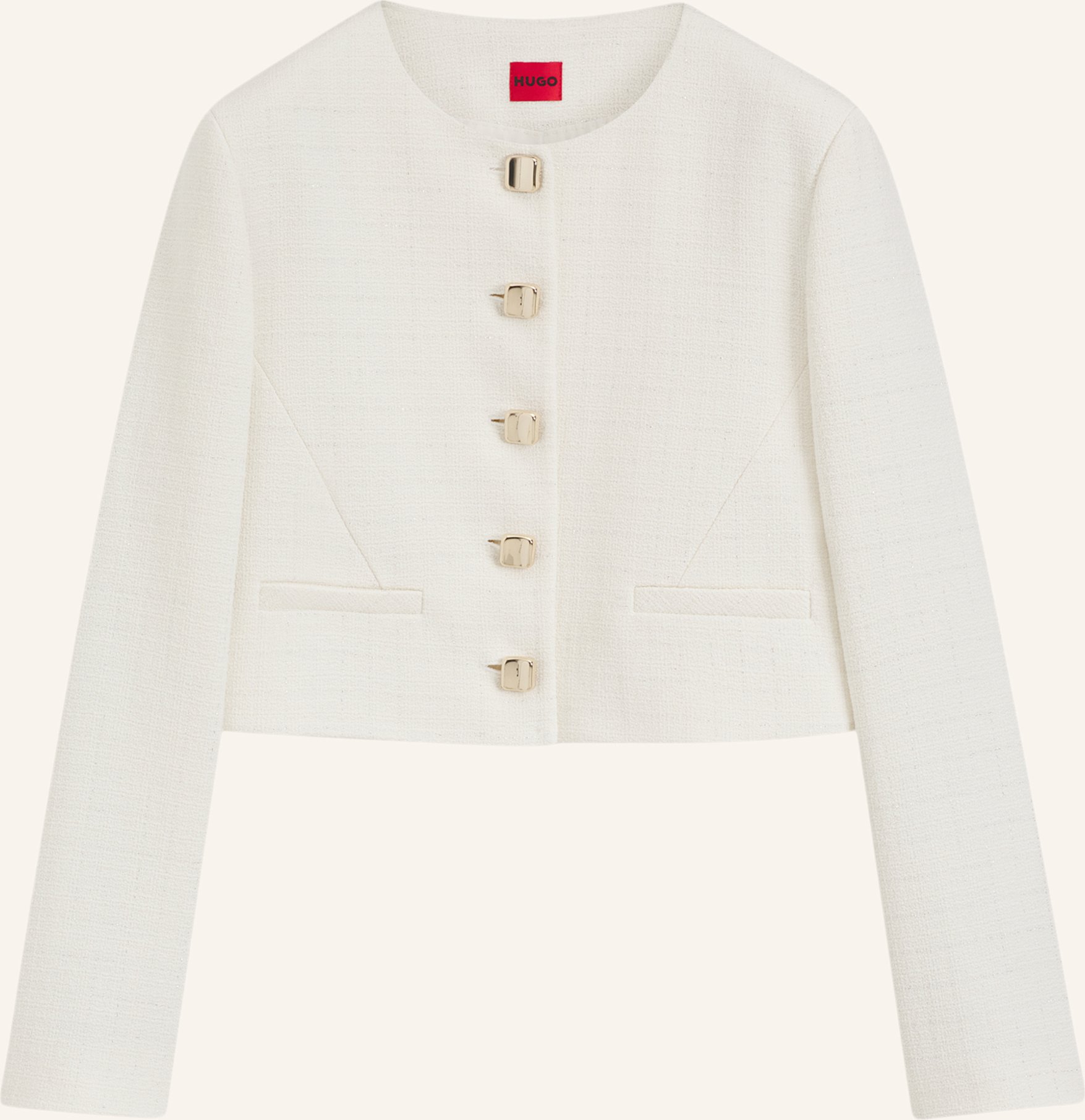 Hugo Cropped Jacke Aliti-1 Regular Fit rosa