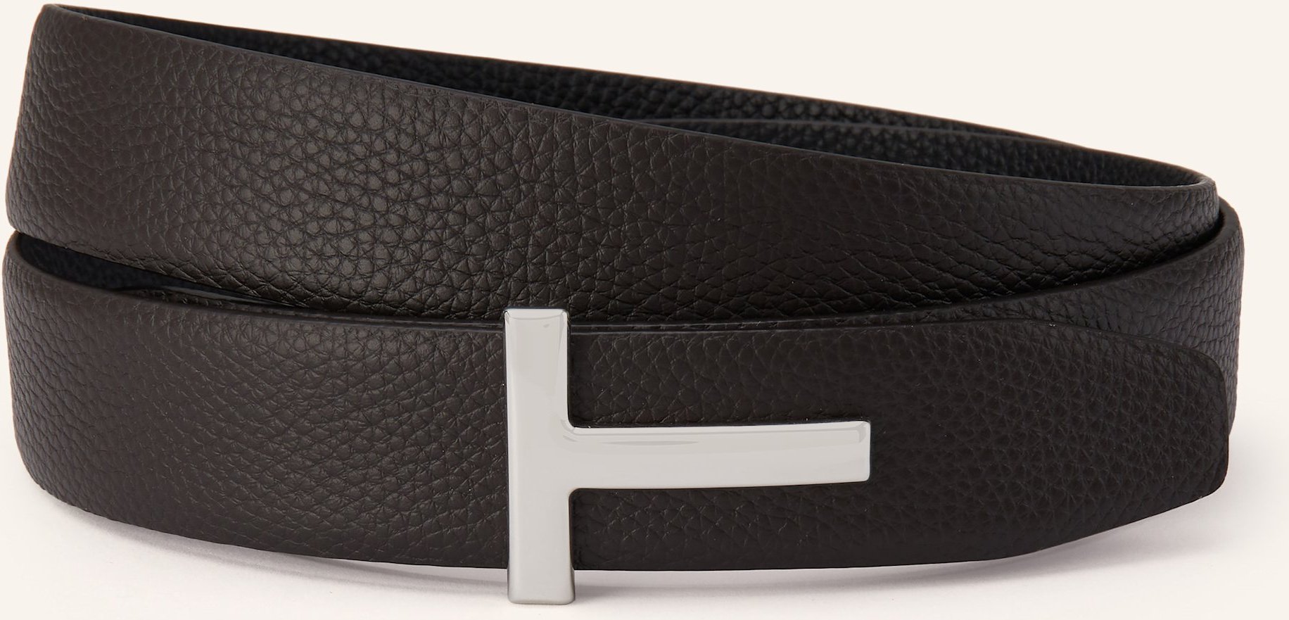 Tom Ford Ledergürtel Zum Wenden schwarz