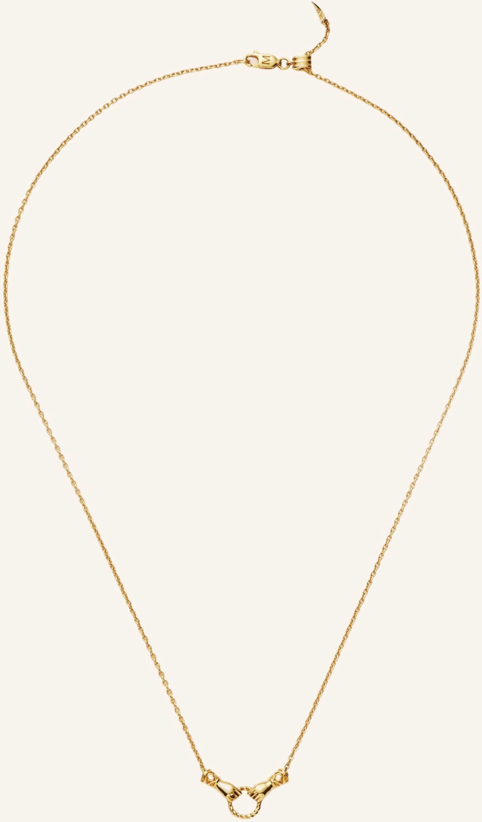 Missoma Halsketten Harris Reed Mini In Good Hands Slider By Glambou gold