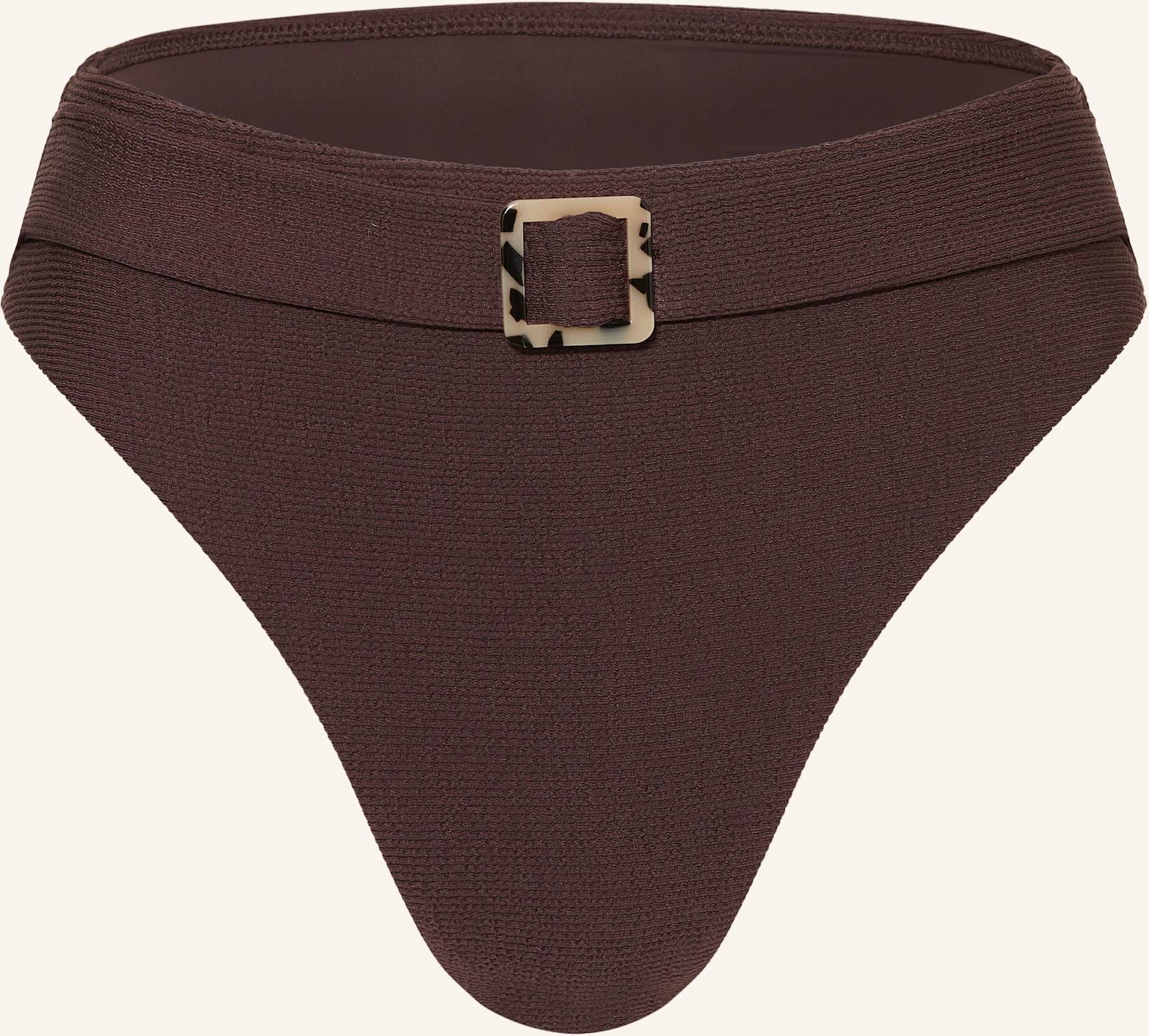 Cyell High-Waist-Bikini-Hose Wavy Brown braun