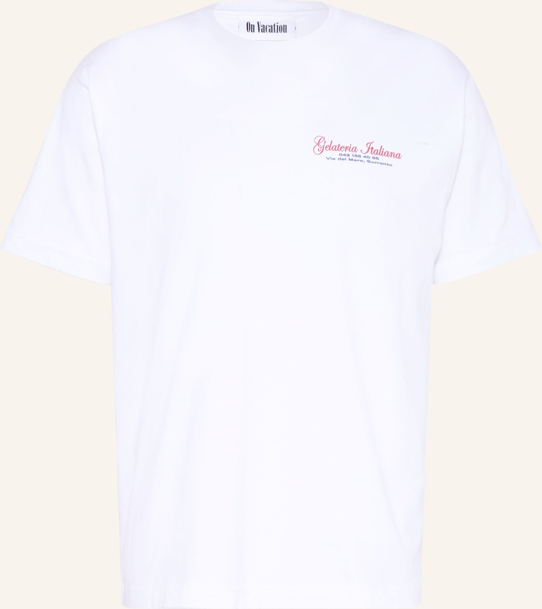 On Vacation T-Shirt weiss