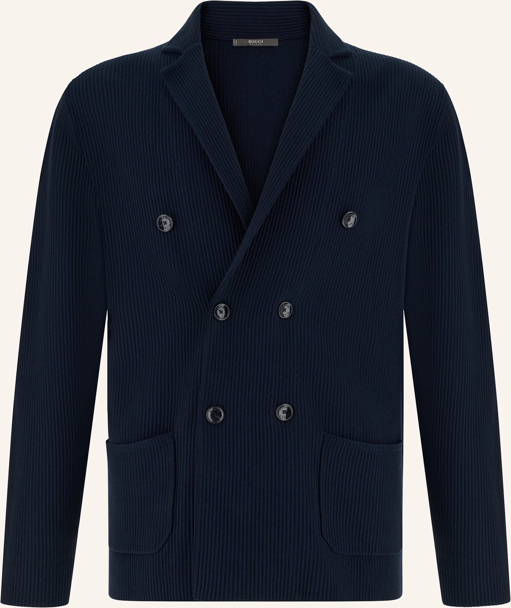 Boggi Milano Stricksakko blau