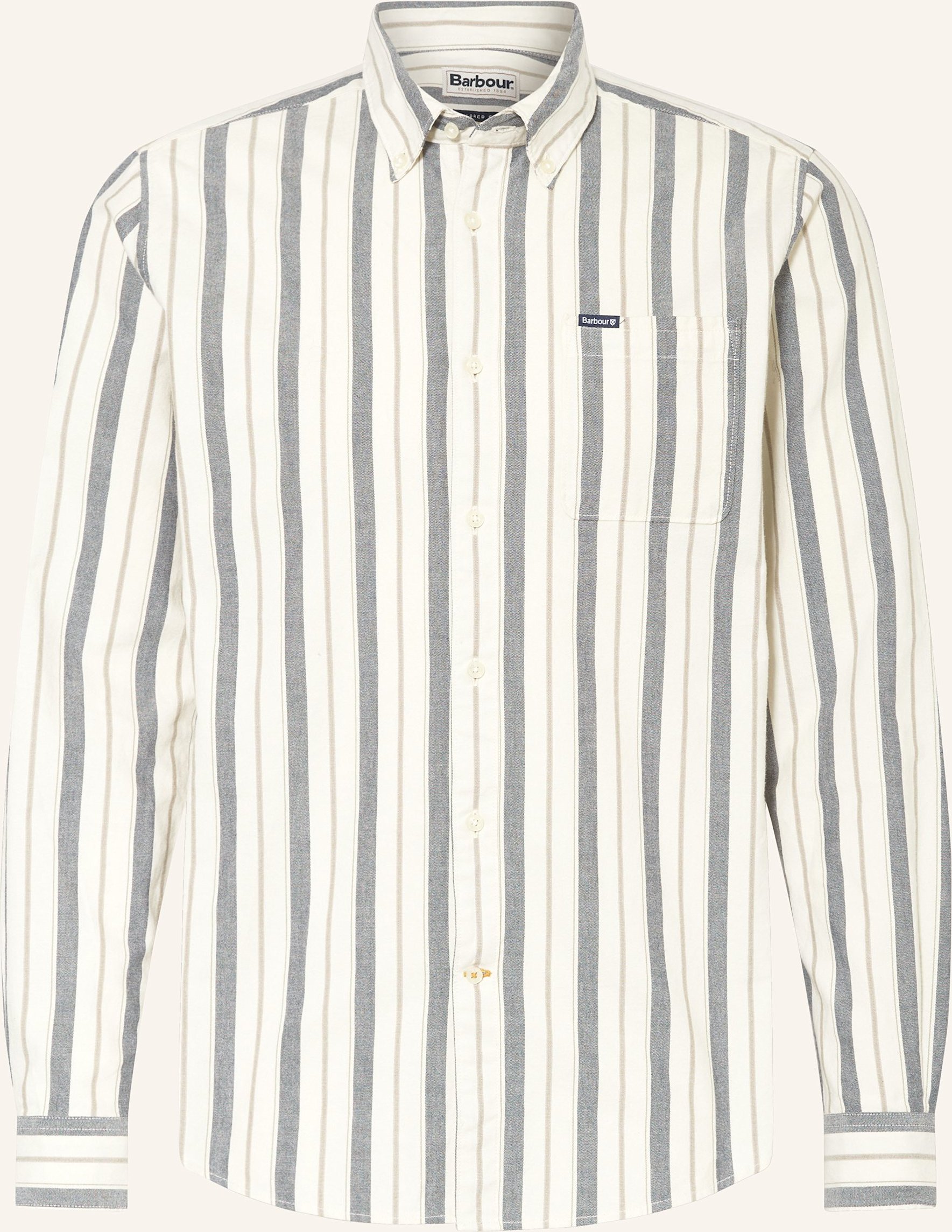 Barbour Hemd Longrock Regular Fit beige