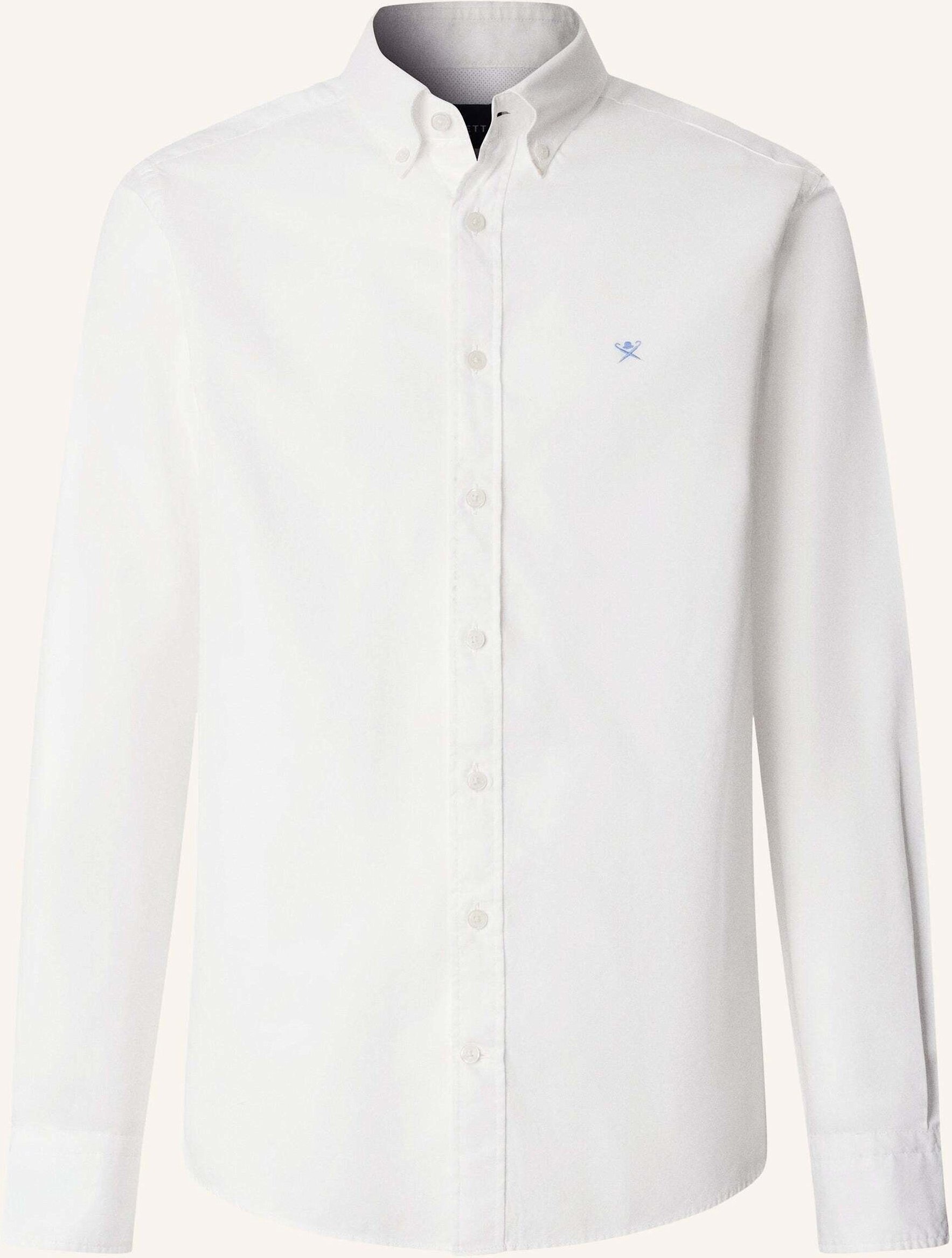 Hackett London Freizeithemd Ess Gmt Dyed Oxford weiss