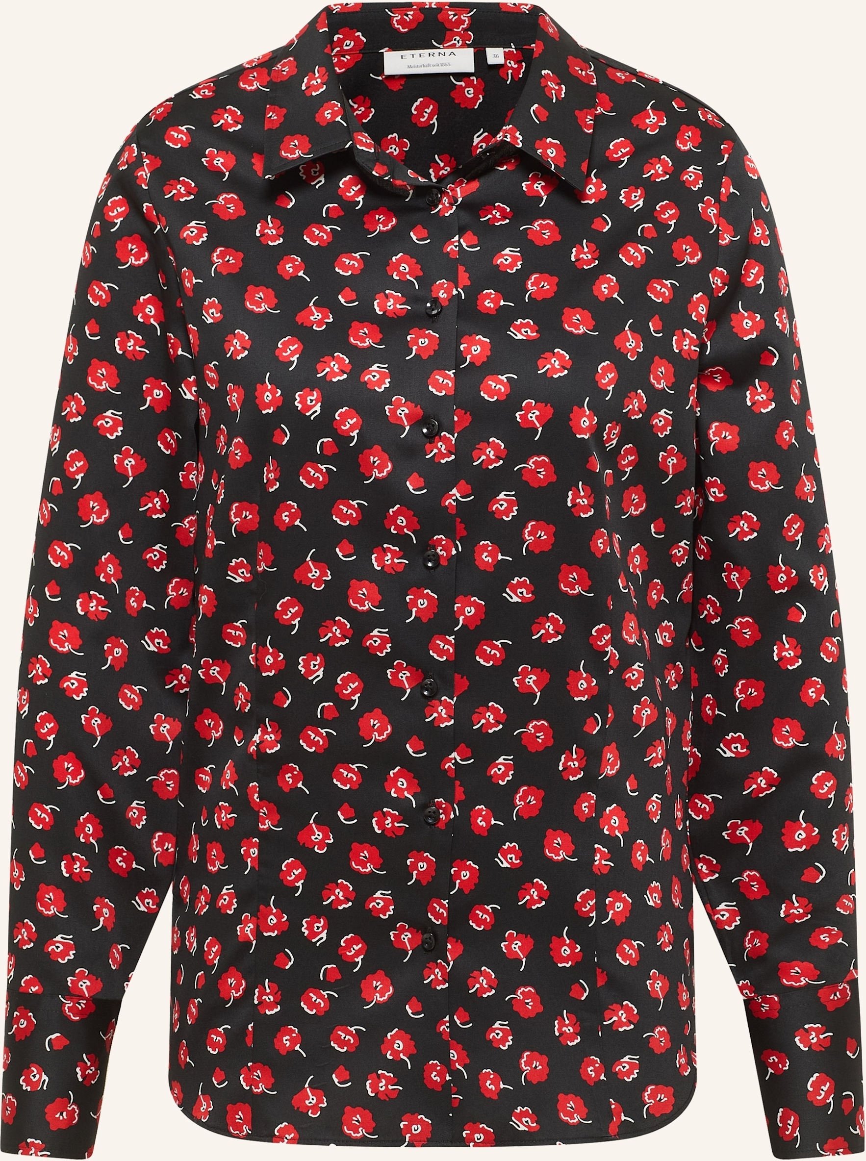 Eterna Bluse Regular Fit schwarz