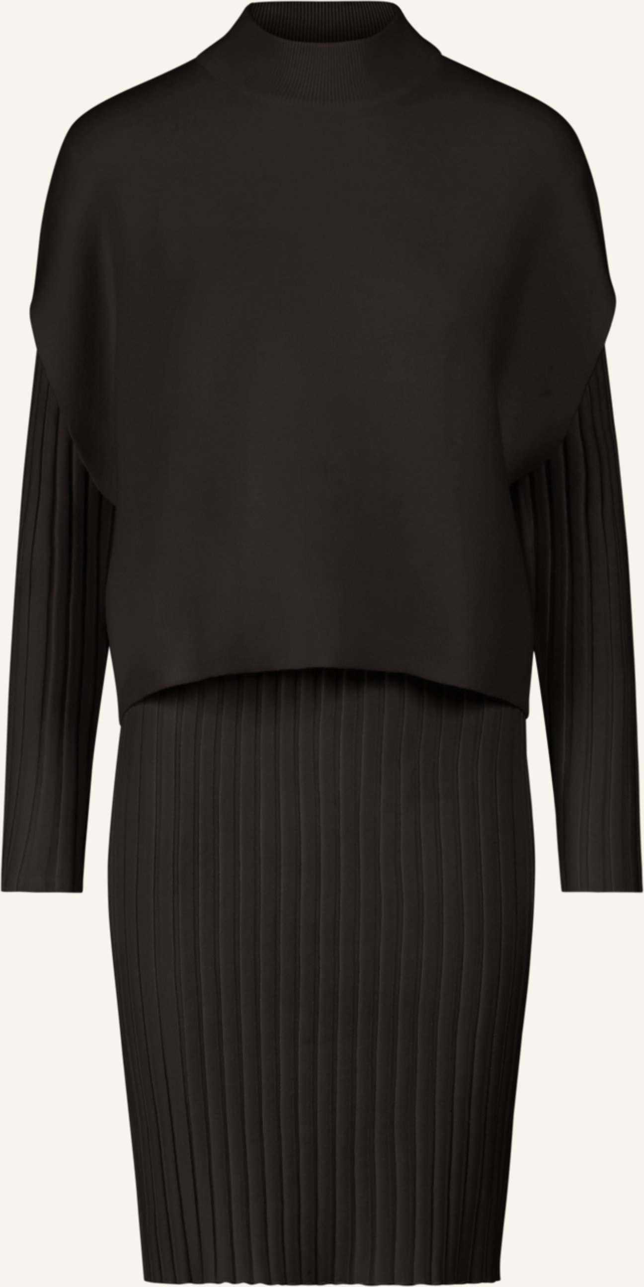 Apart Strick Set schwarz