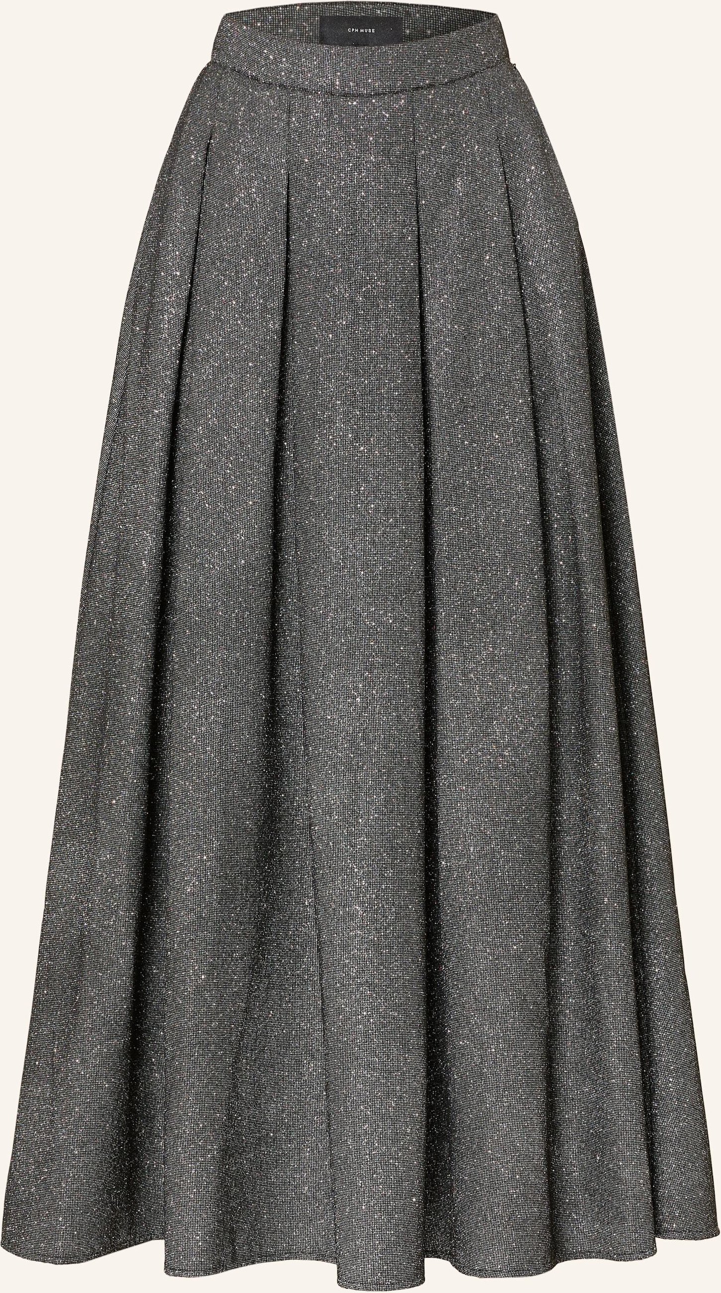 Copenhagen Muse Faltenrock Cmshinmi silber