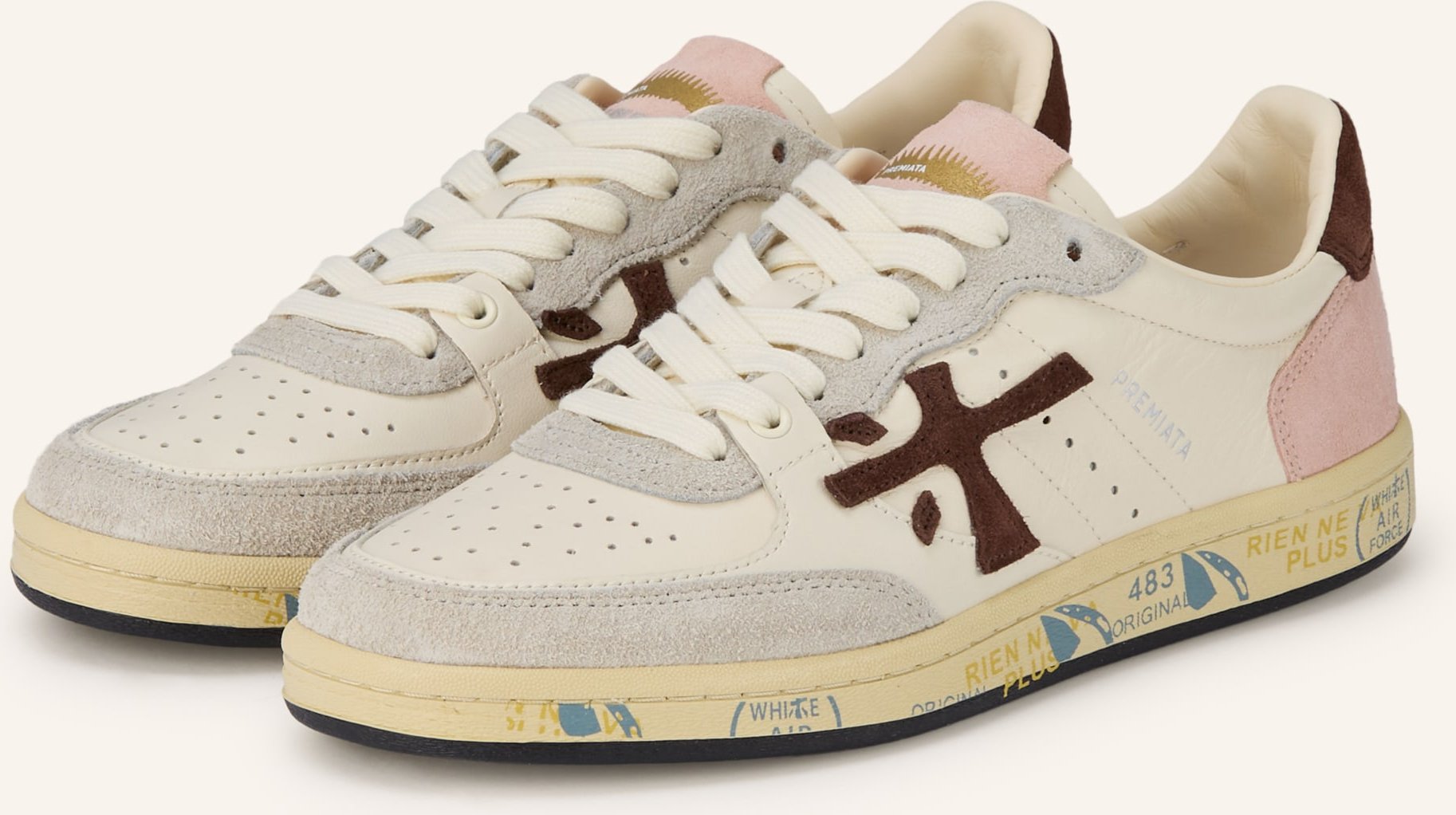 Premiata Sneaker Bsktclad rosa