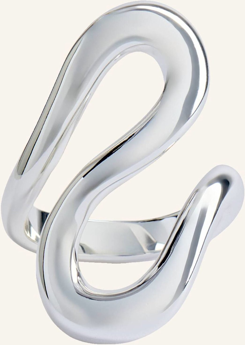 Pompidou Ringe Solin Curve By Glambou silber