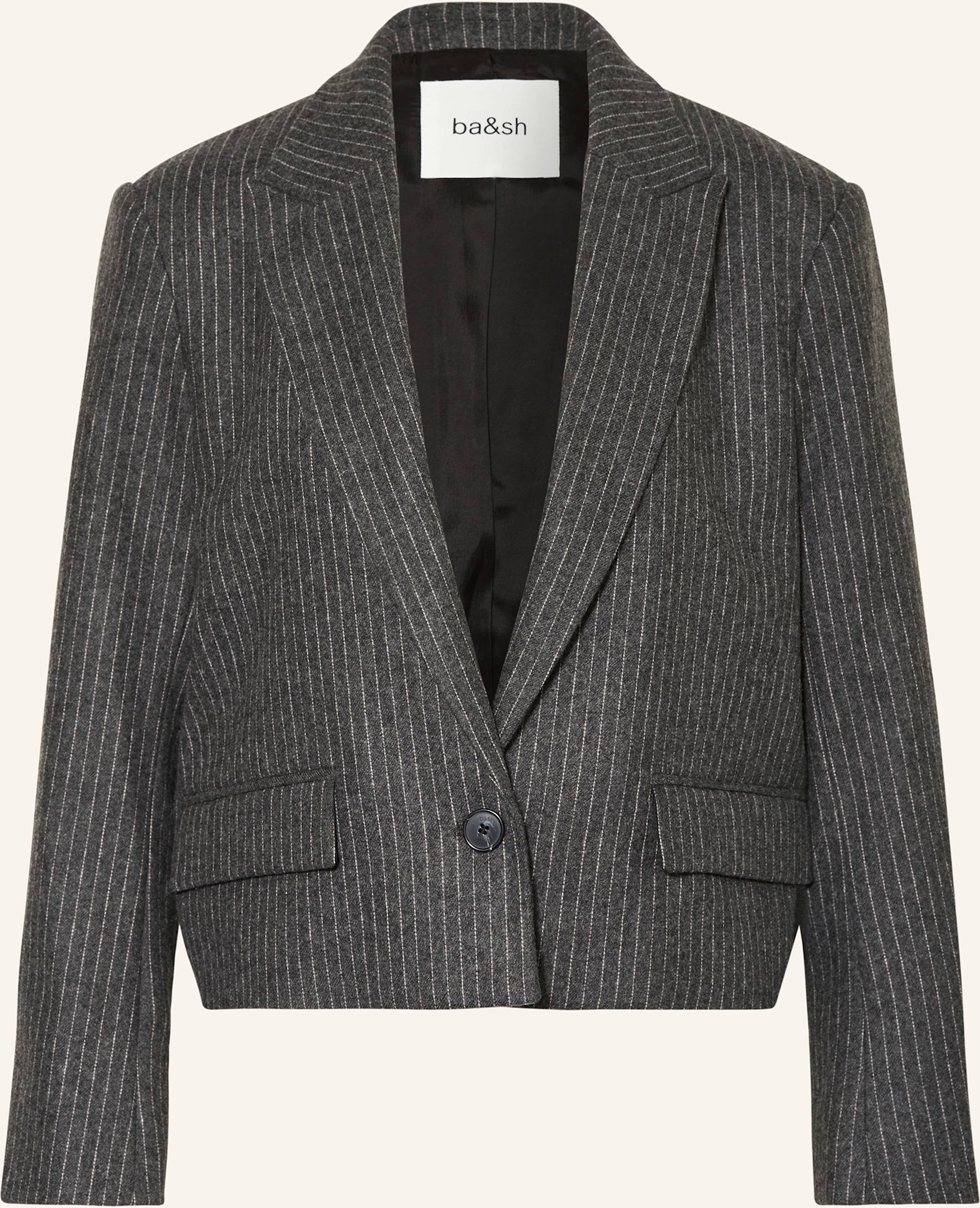 Thumbnail - Ba&Sh Cropped-Blazer Accept grau