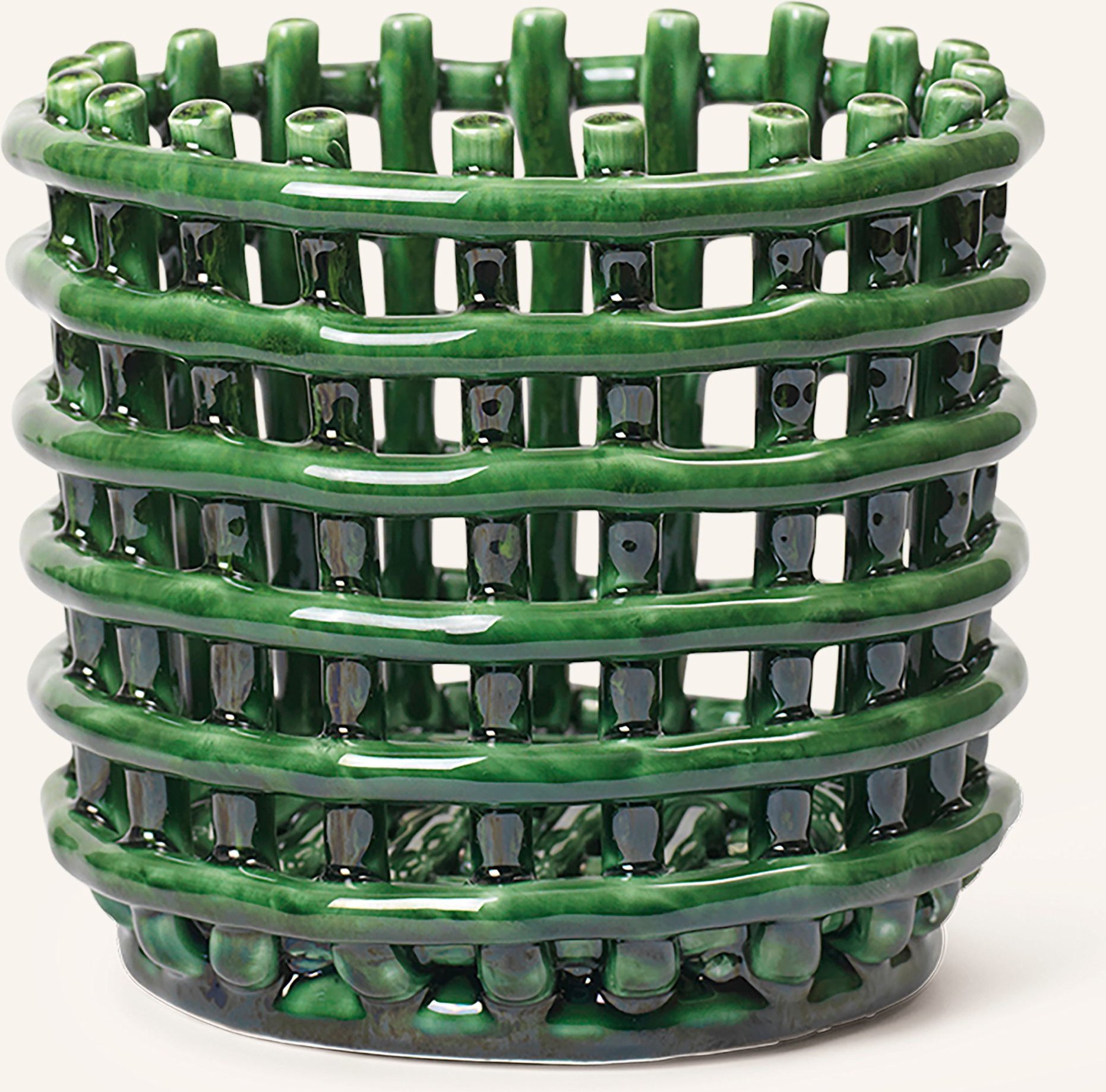 Ferm Living Korb Ceramic gruen