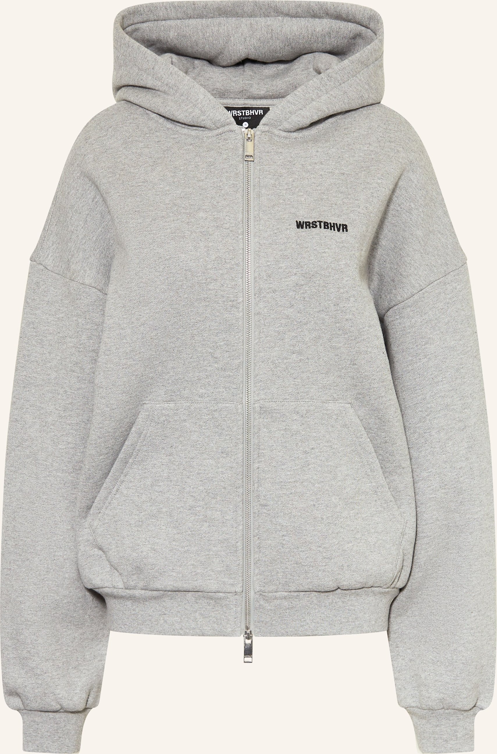 Wrstbhvr Oversized-Sweatjacke Diago grau