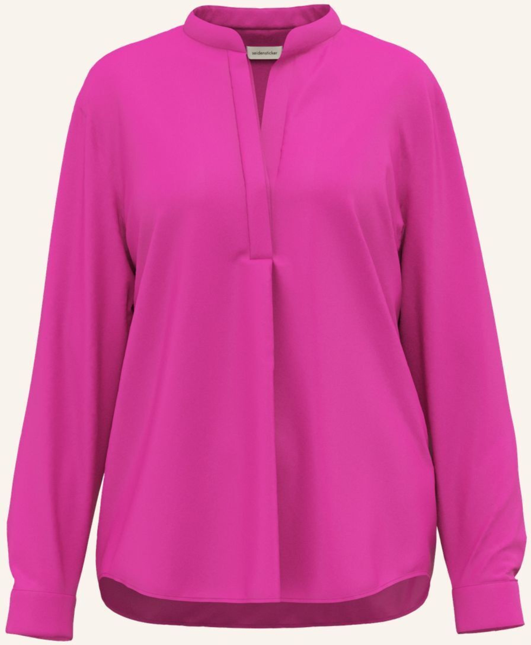 Seidensticker Stehkragenbluse, Tunika lila