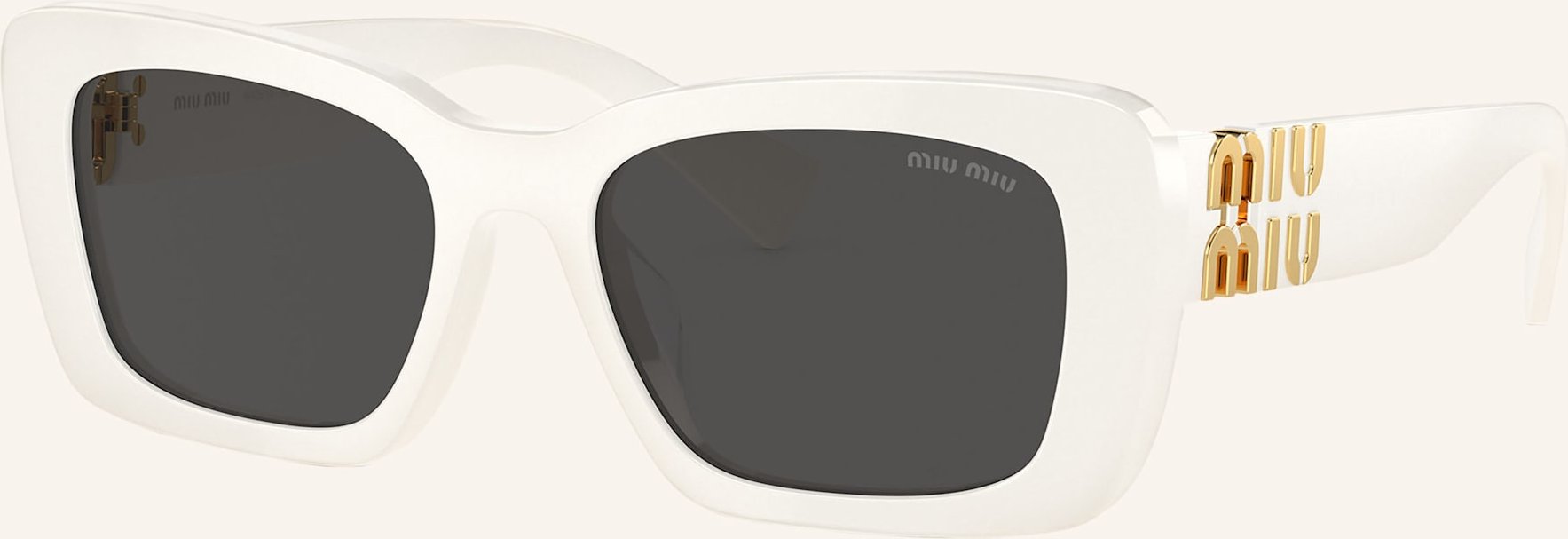 Miu Miu Sonnenbrille Mu 07ys weiss
