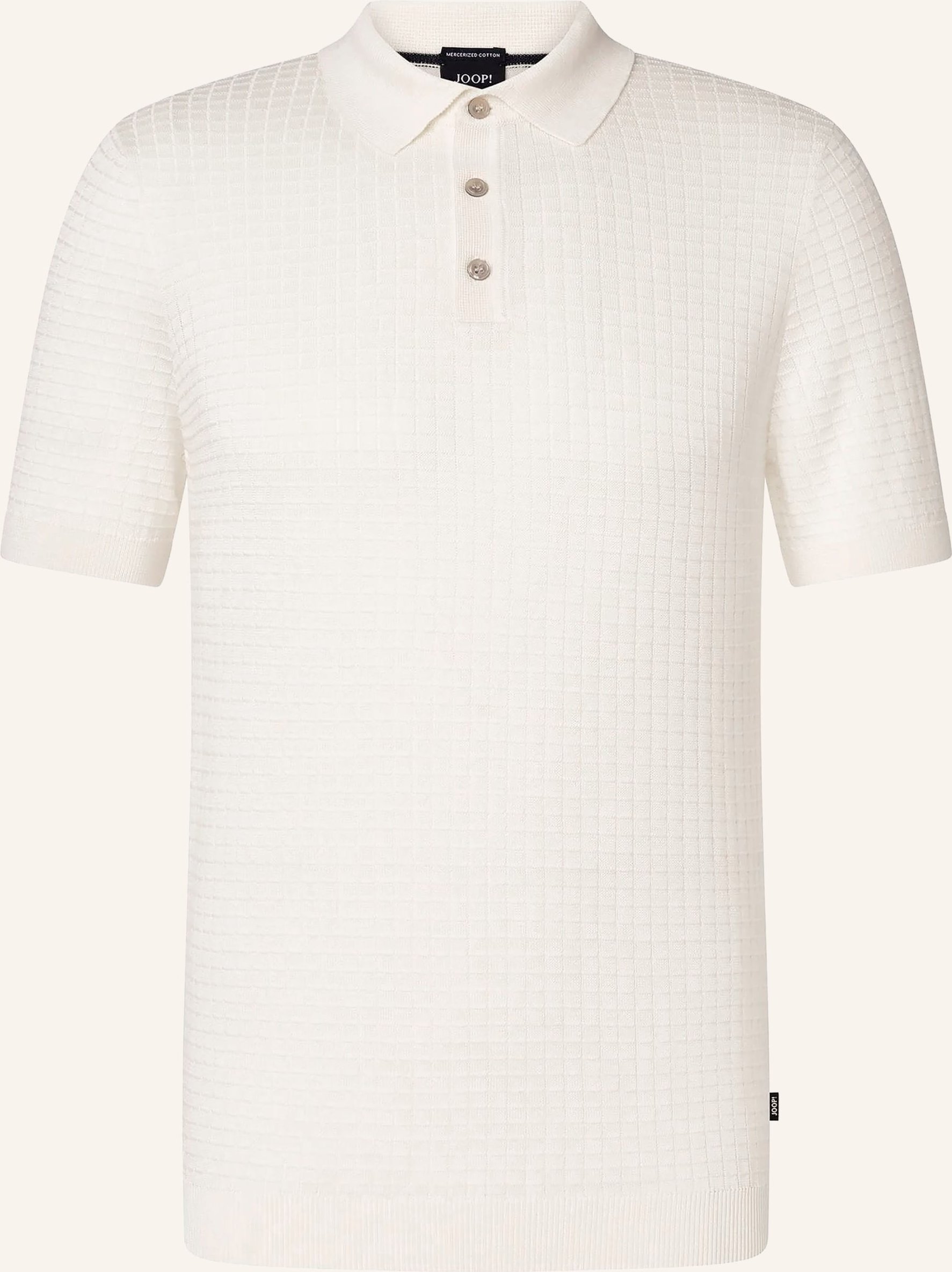 Joop! Strick-Poloshirt weiss