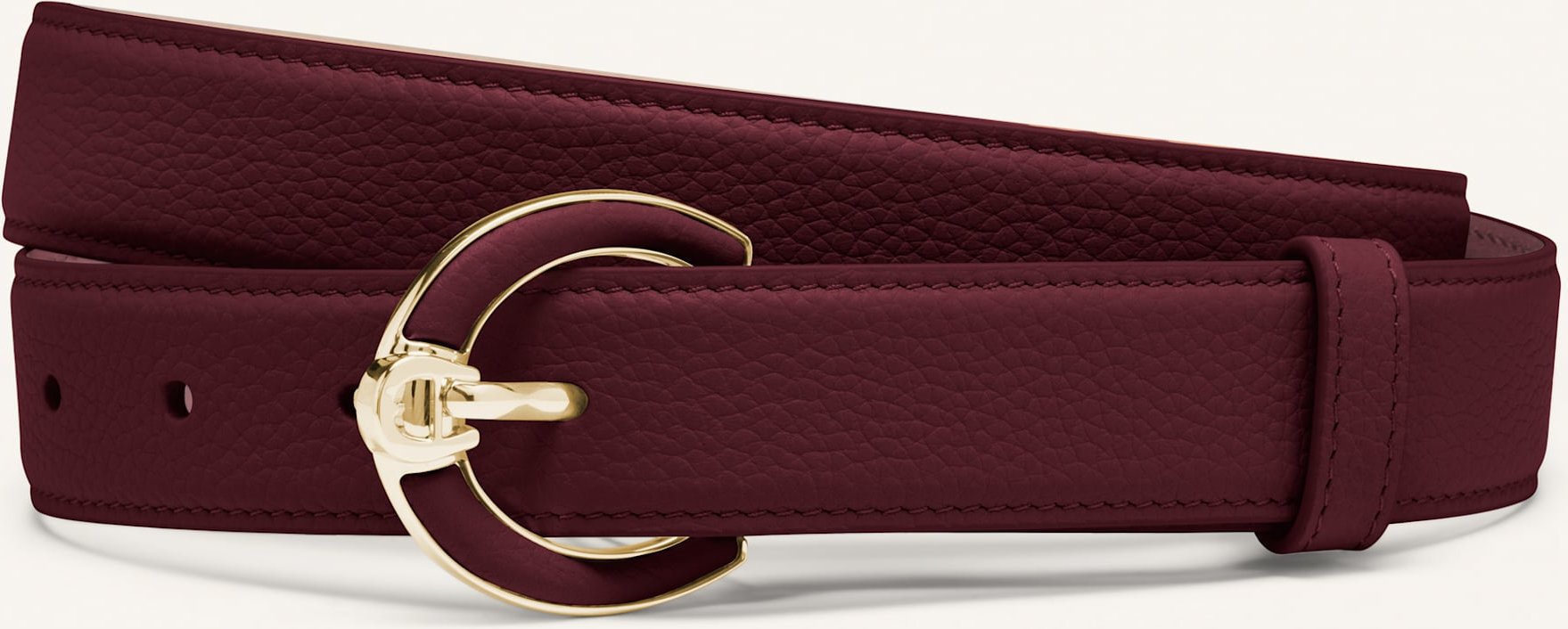 Aigner Ledergürtel rot