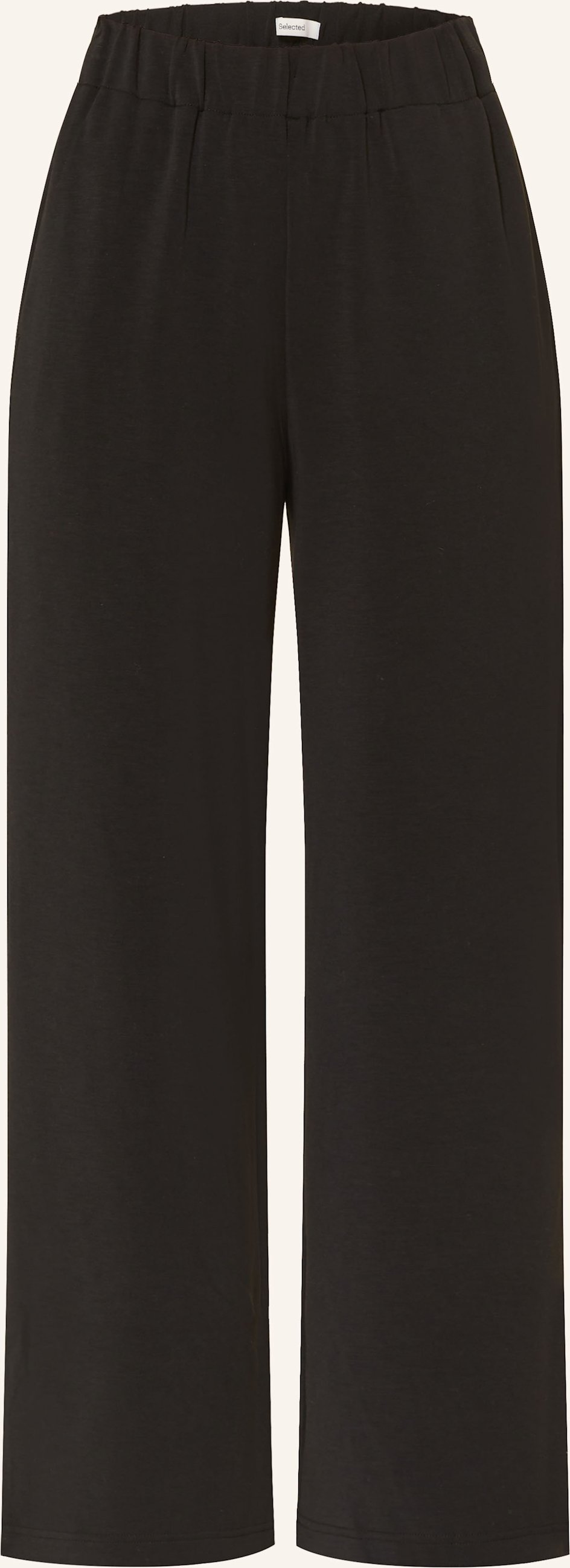 Selected Femme Marlenehose schwarz