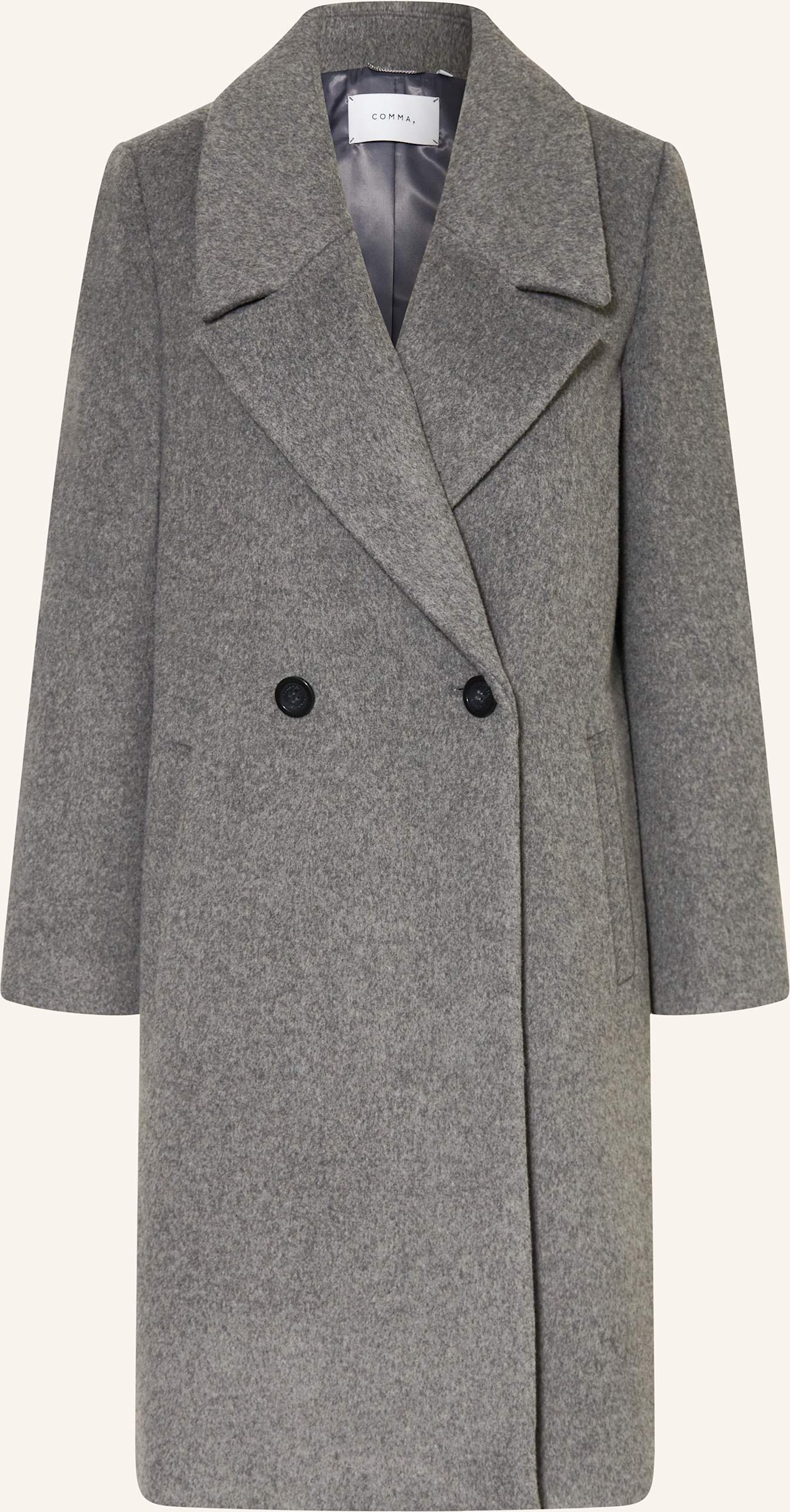 Comma Mantel grau