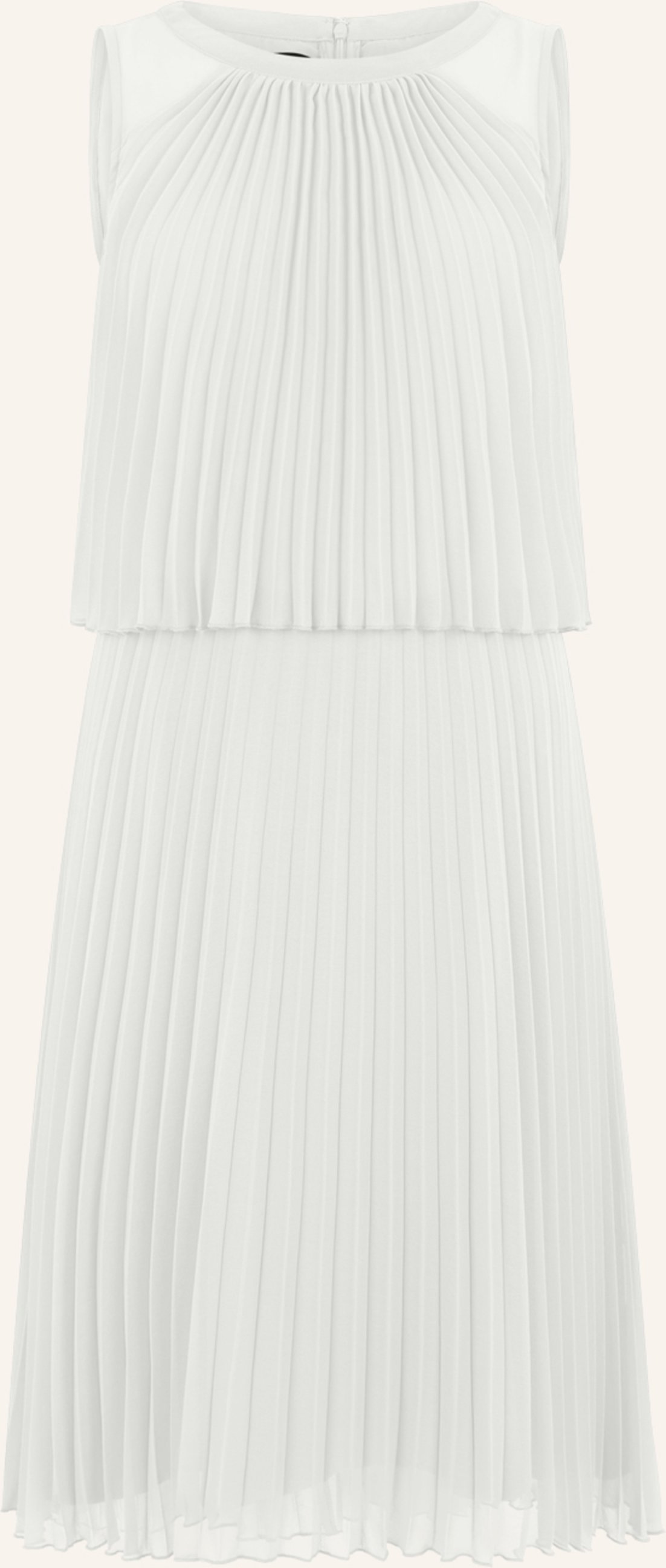 Apart Chiffonkleid weiss