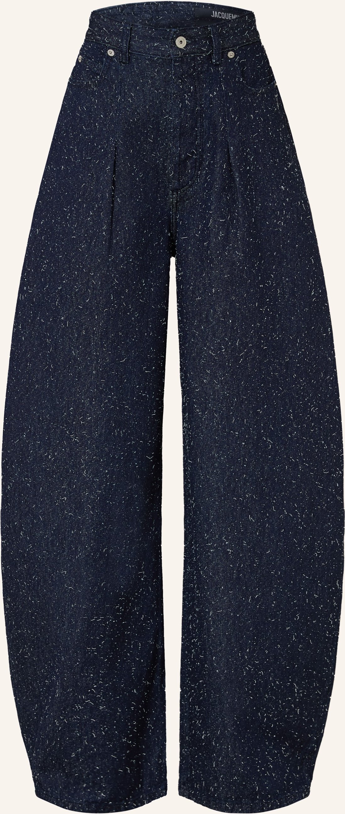 Jacquemus Barrel Jeans Le De-Nîmes Ovalo blau