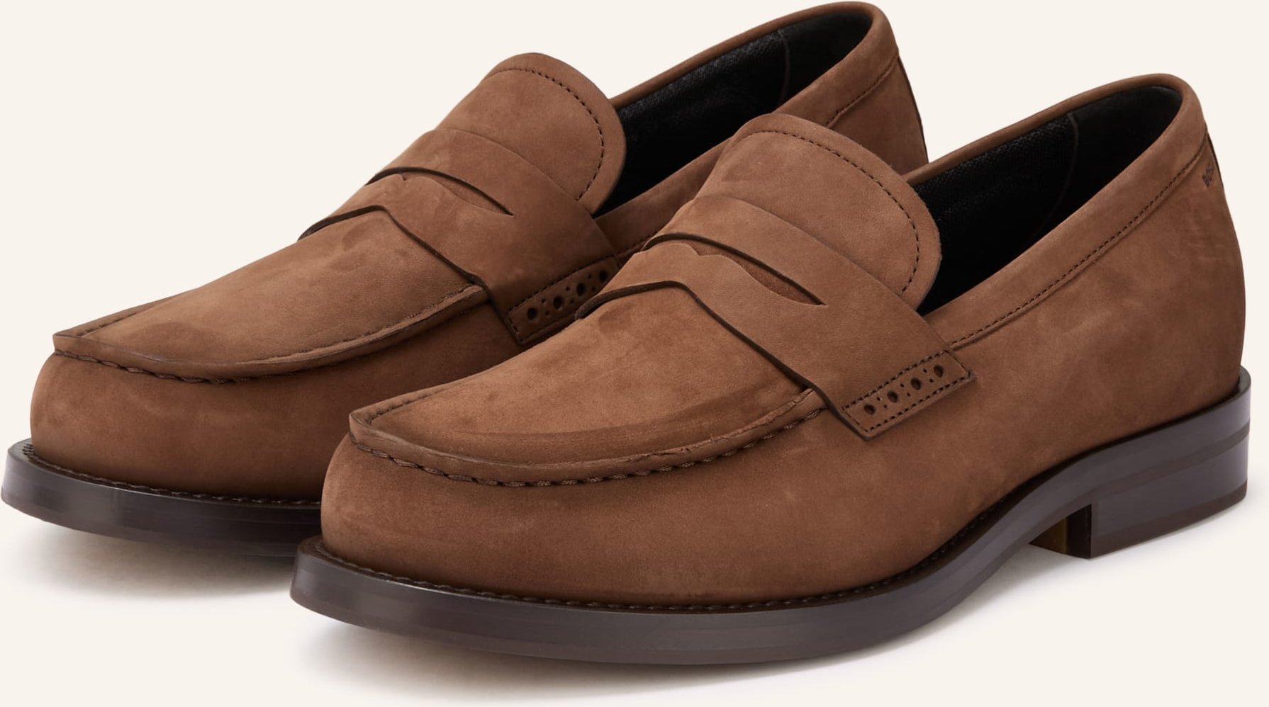 Boss Penny-Loafer Dressletic braun