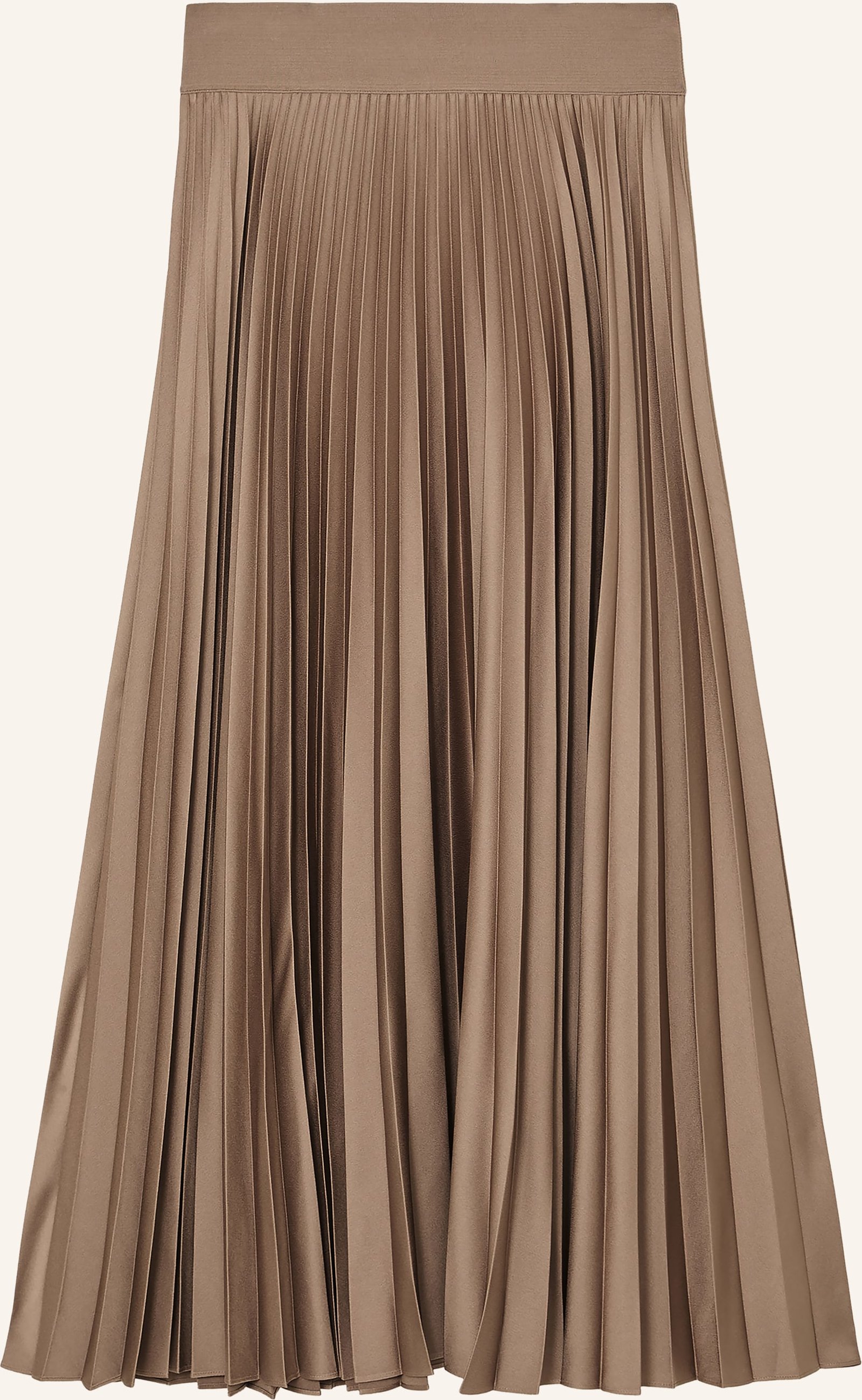 Reiss Plisseerock Seren braun