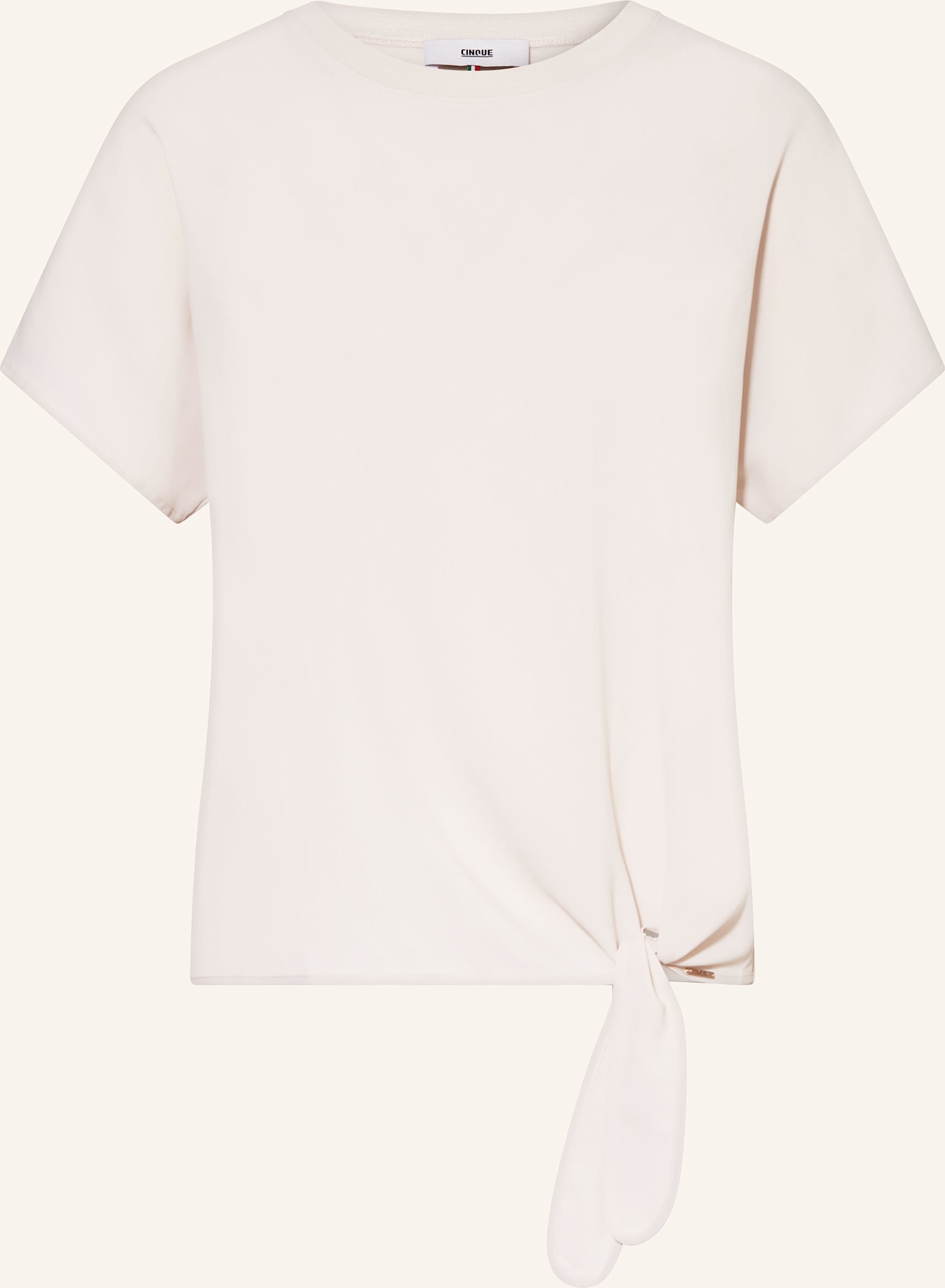 Cinque Blusentop Ciperla Im Materialmix weiss