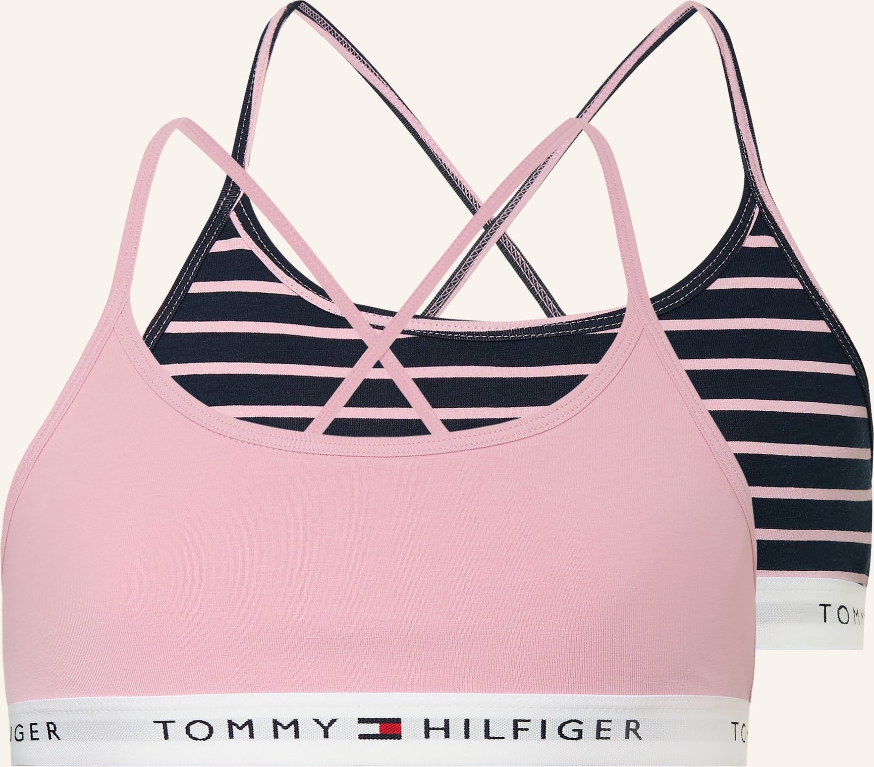 Tommy Hilfiger 2er-Pack Bustiers rosa