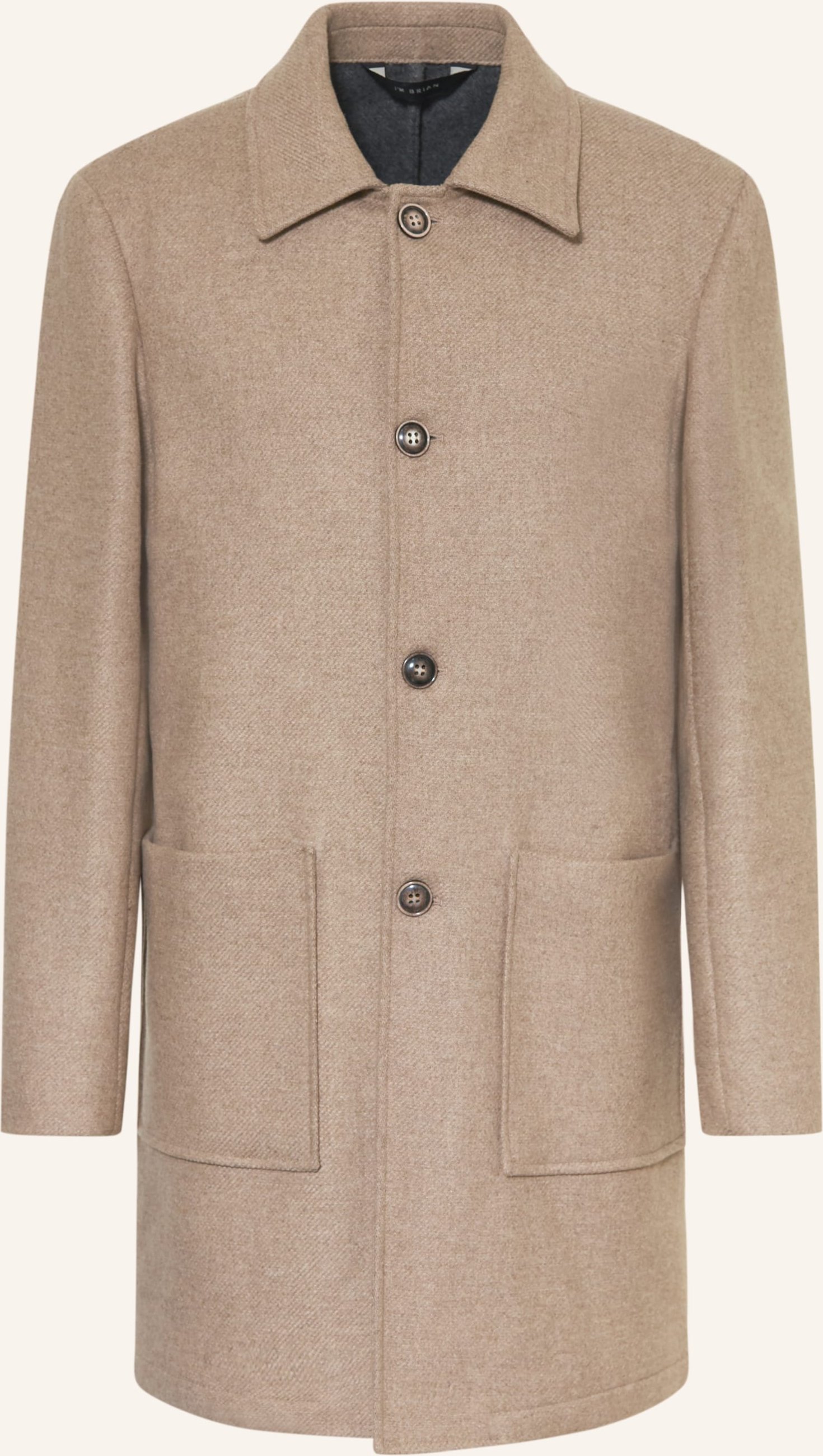 I'm Brian Mantel beige