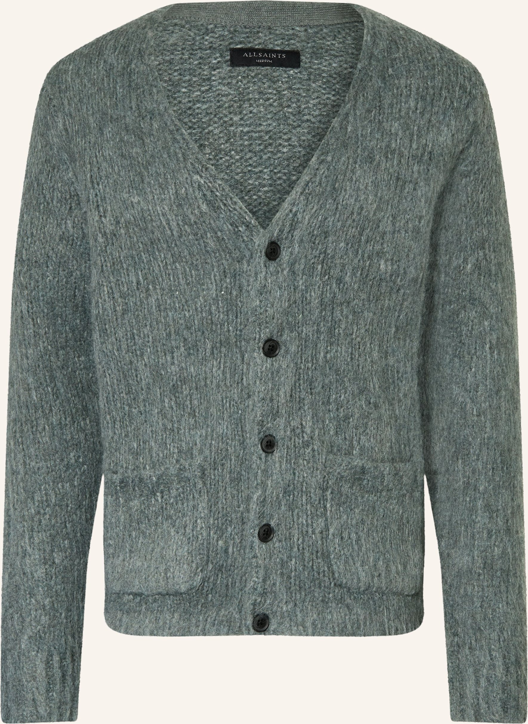 Allsaints Strickjacke Tobie gruen
