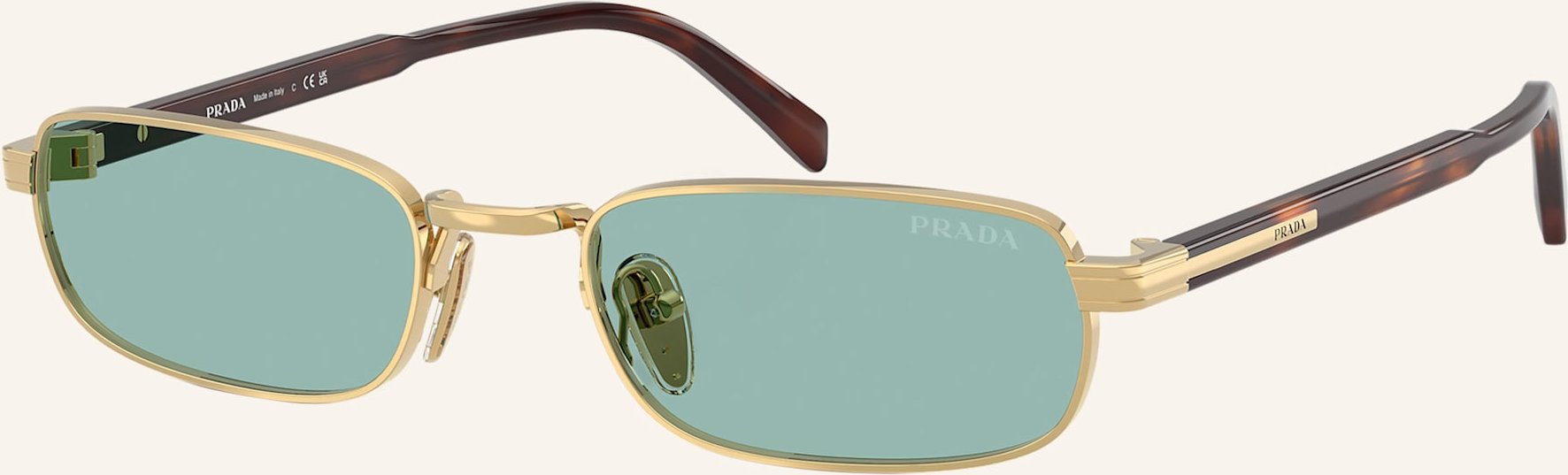 Prada Sonnenbrille Pr b54s gold