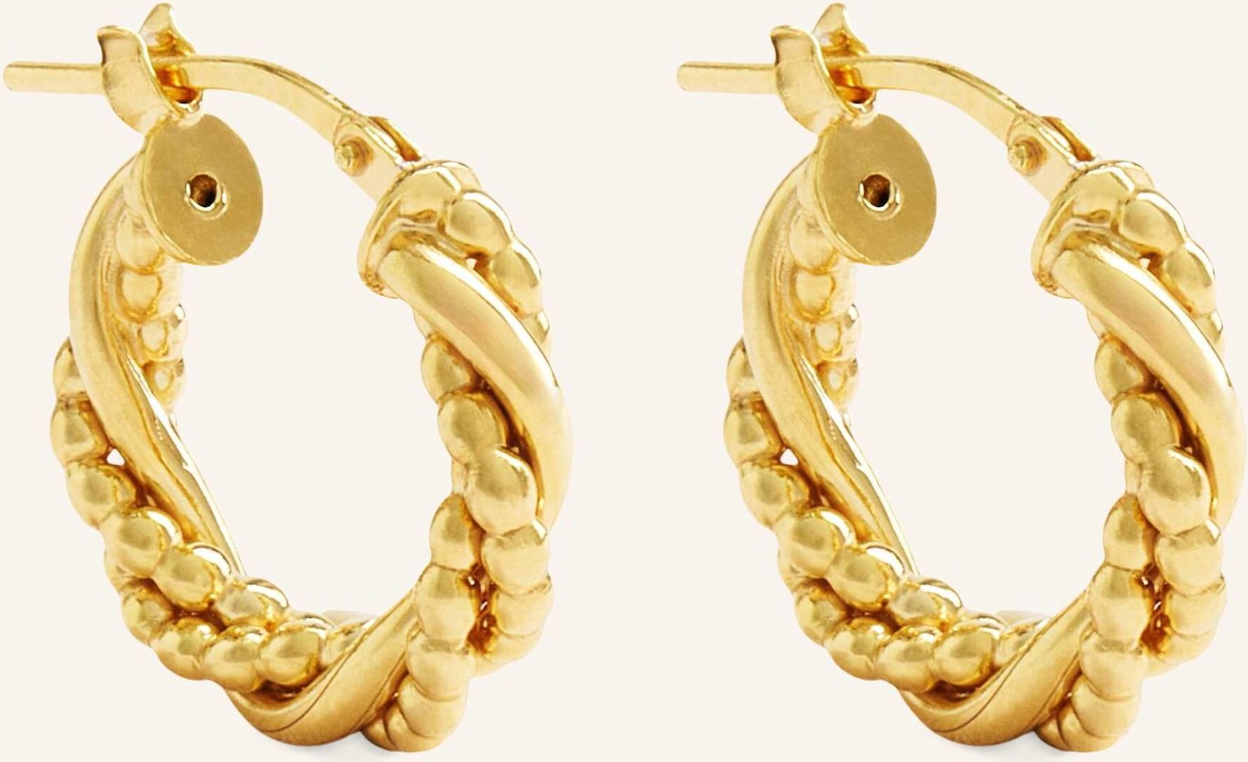 Pompidou Ohrringe Padma By Glambou gold