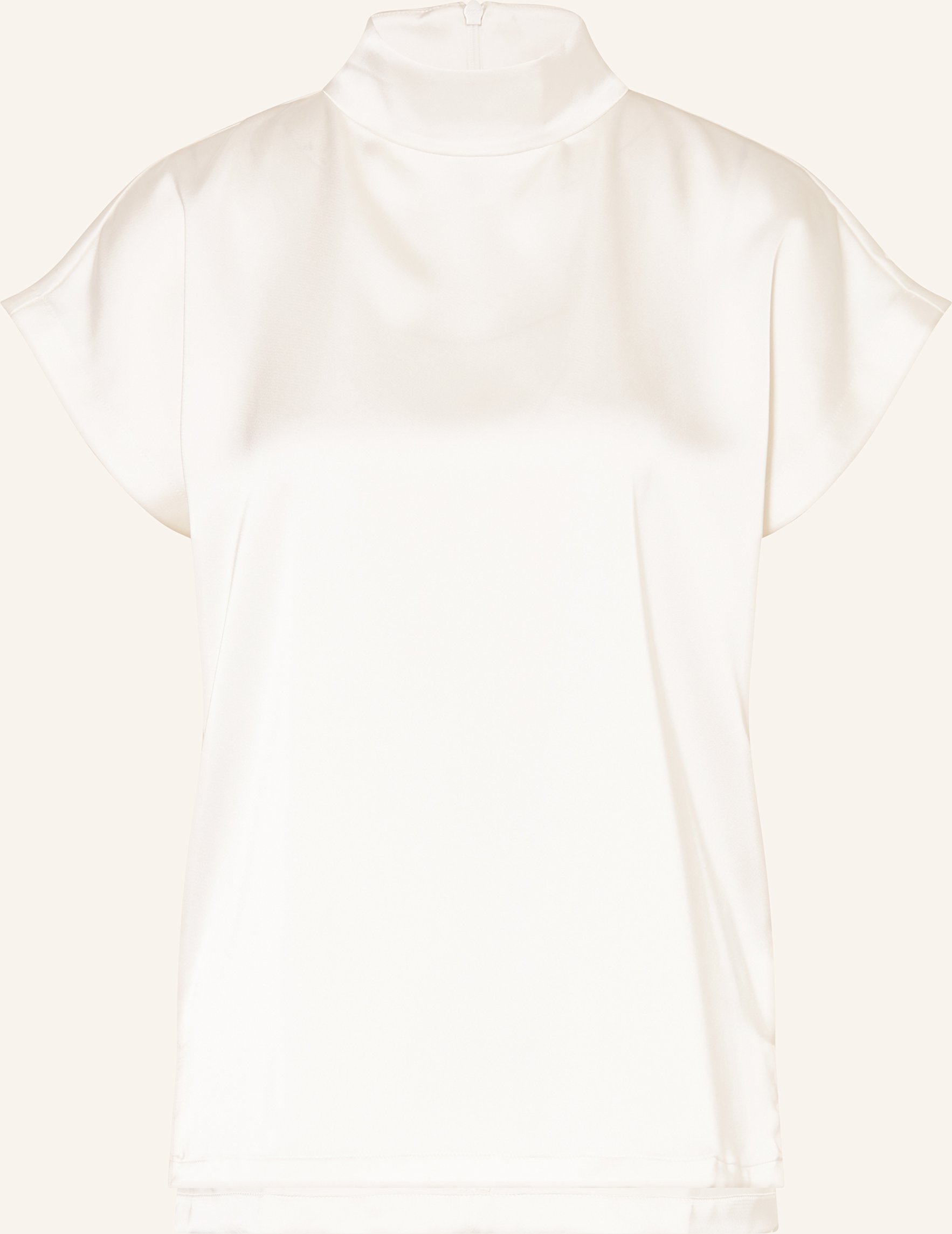 Hugo Blusentop Caneli-1 Aus Satin weiss