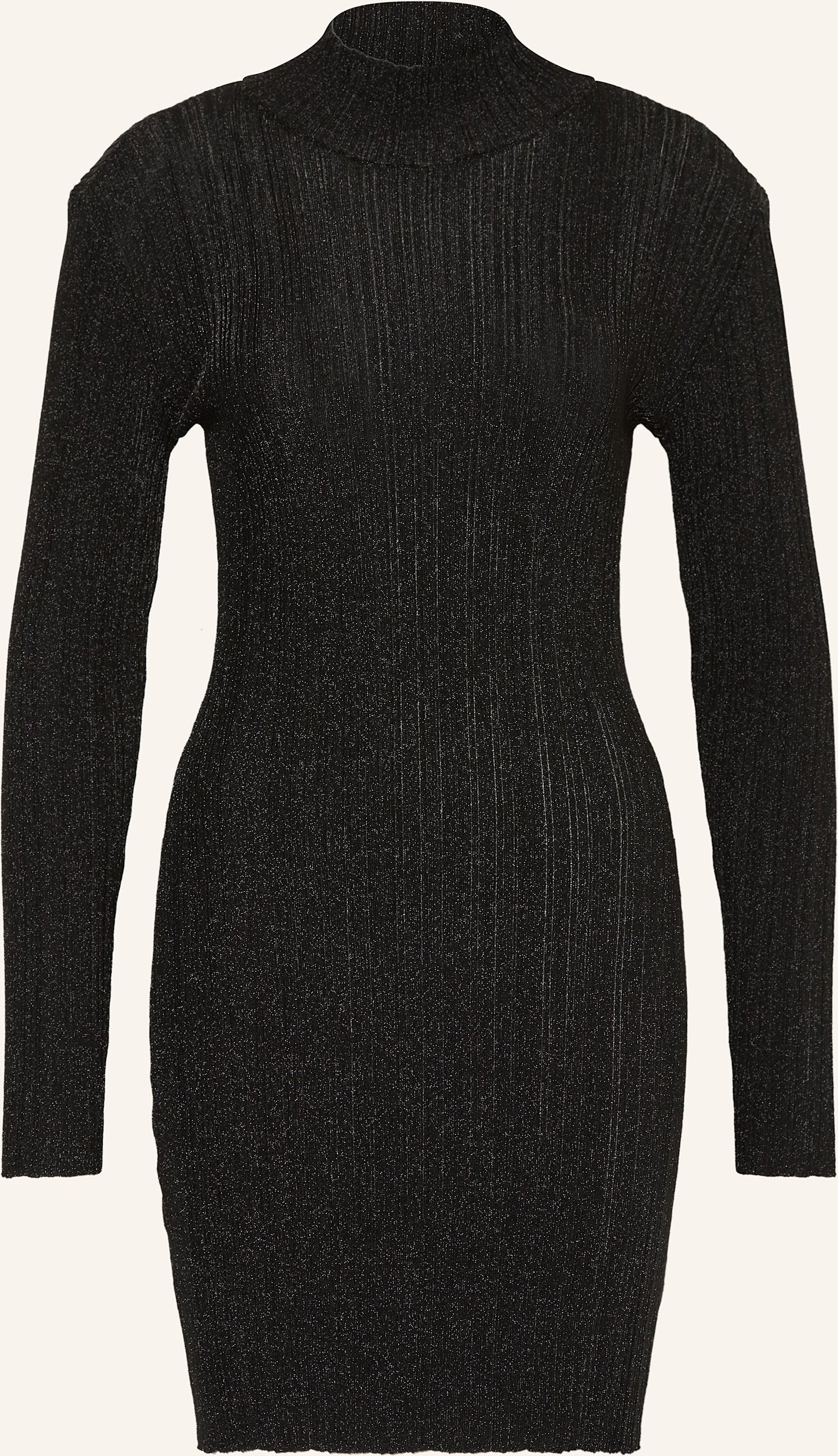 Thumbnail - Gestuz Strickkleid Silvi Mit Glitzergarn schwarz