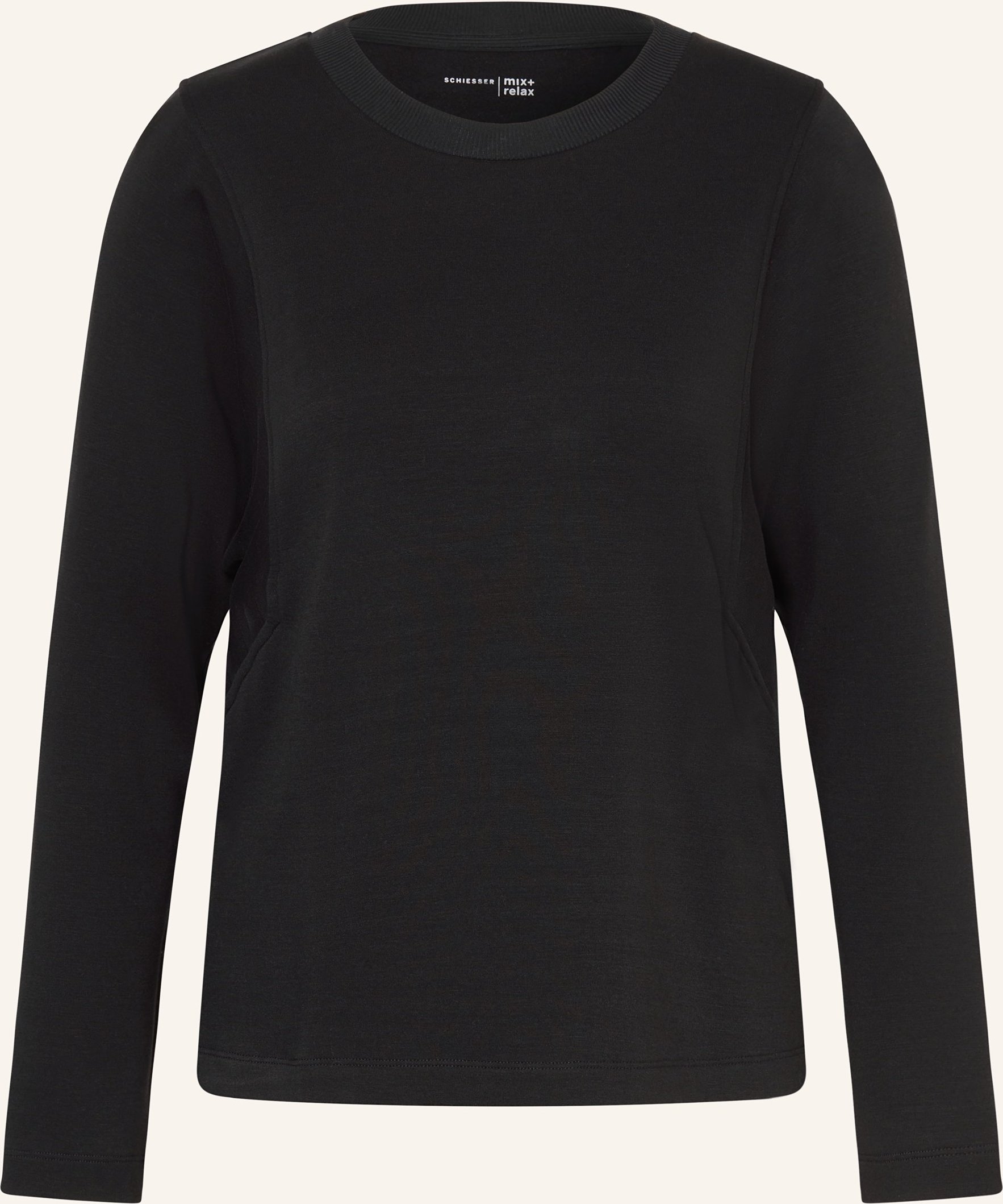 Schiesser Sweatshirt schwarz