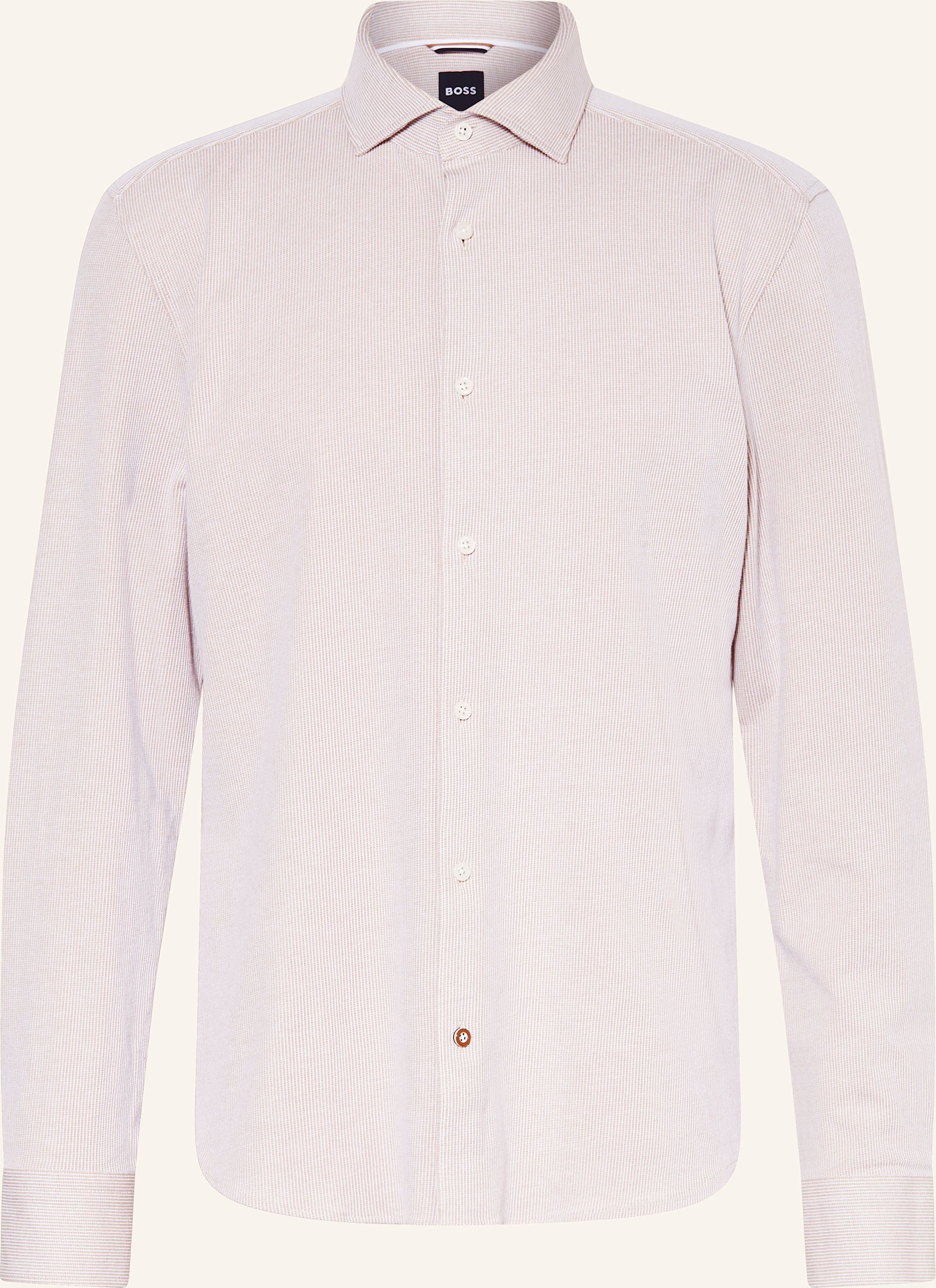 Boss Hemd Hal Casual Fit beige