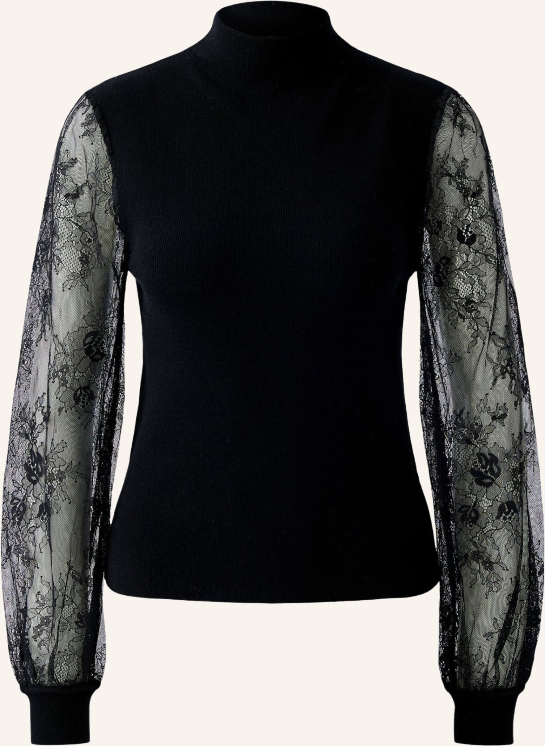 Oui Pullover schwarz