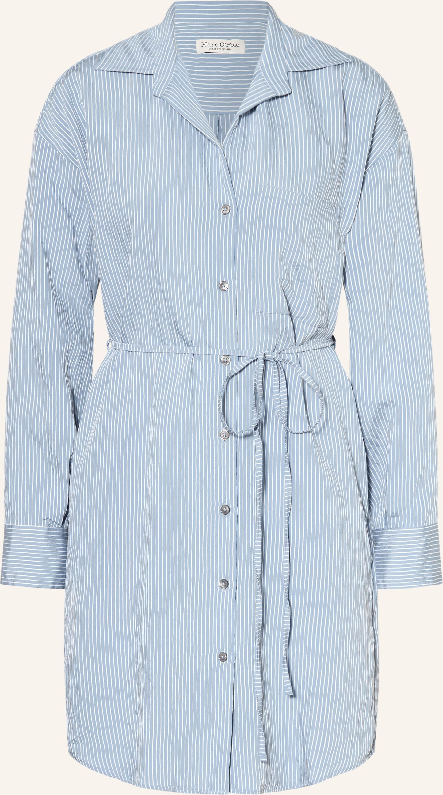 Marc O'polo Hemdblusenkleid blau