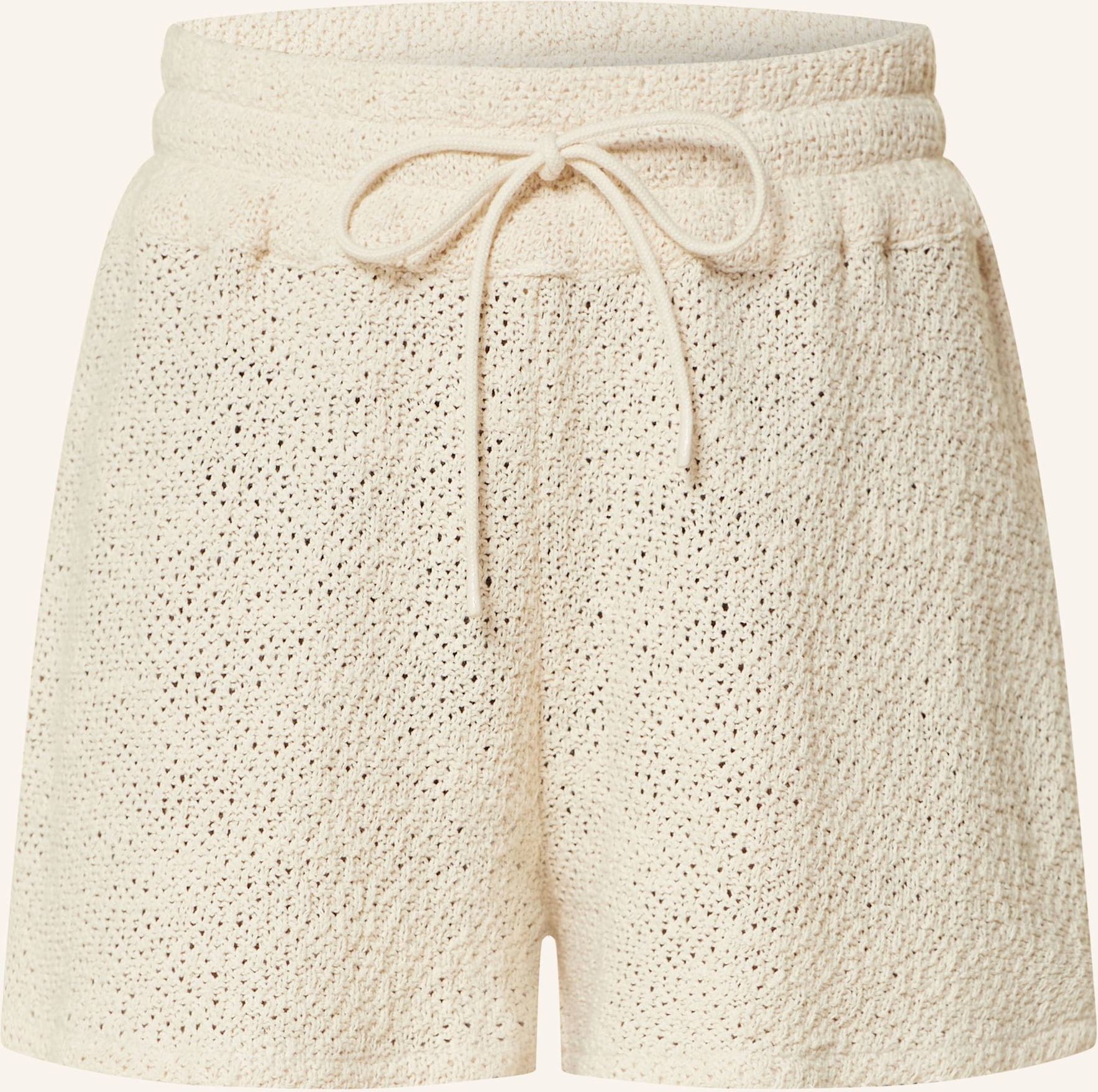 Thumbnail - By Aylin Koenig Strickshorts Alissa Im Jogging-Stil weiss