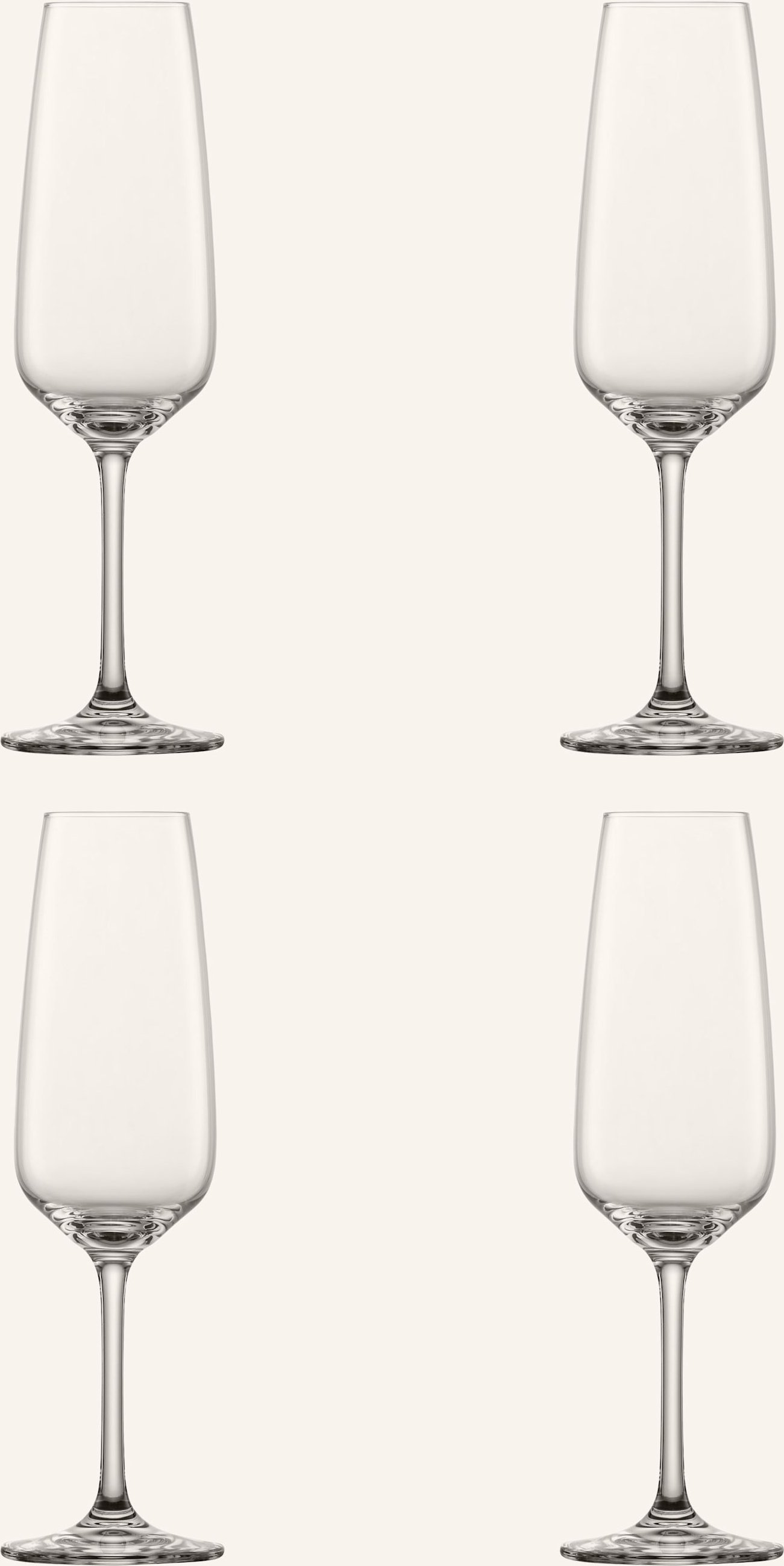 Schott Zwiesel 4er-Set Sektgläser Tulip transparent