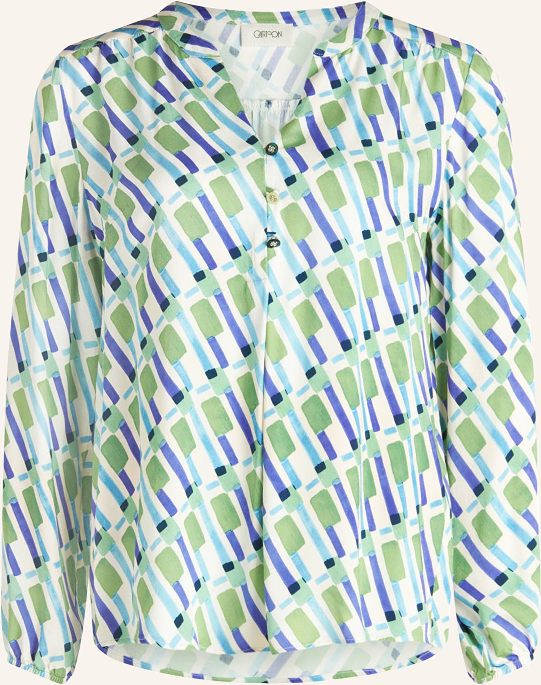 Cartoon Blusenshirt gruen