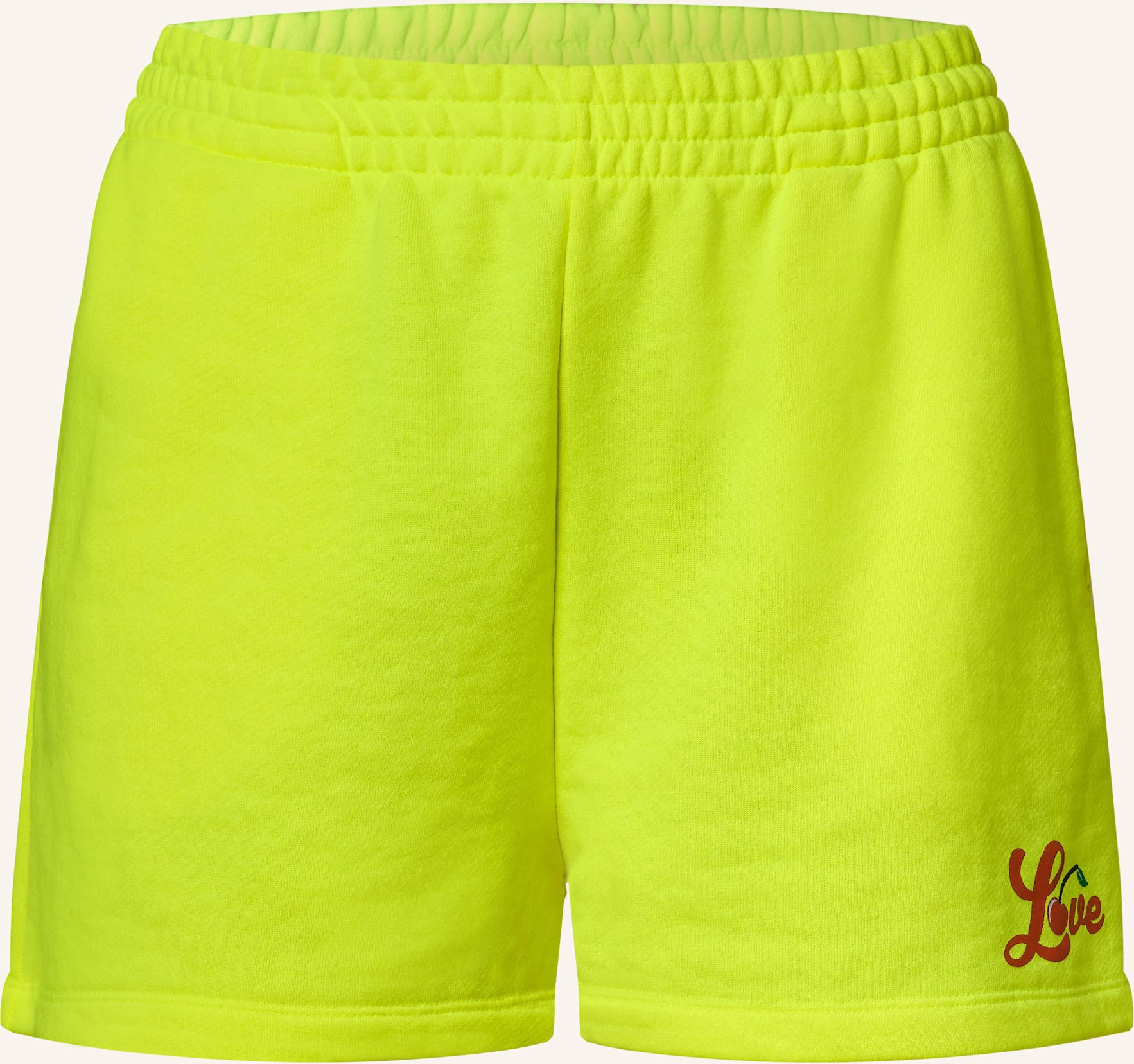 Miss Goodlife Sweatshorts gelb