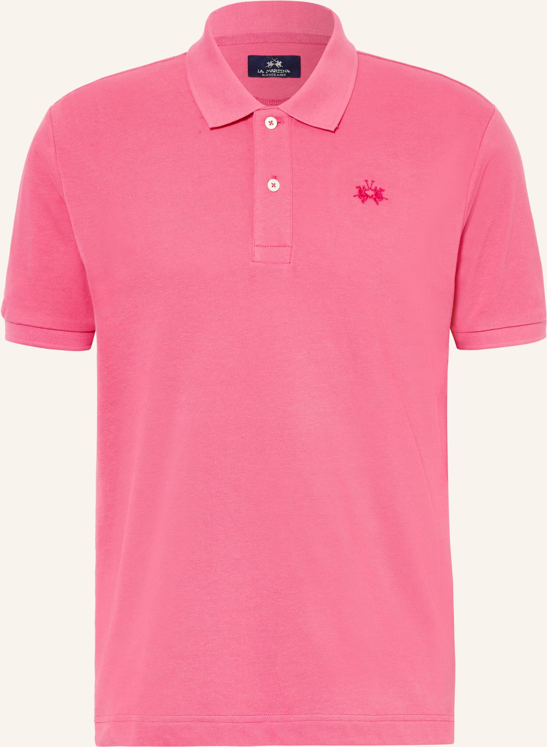 La Martina Piqué-Poloshirt Regular Fit pink